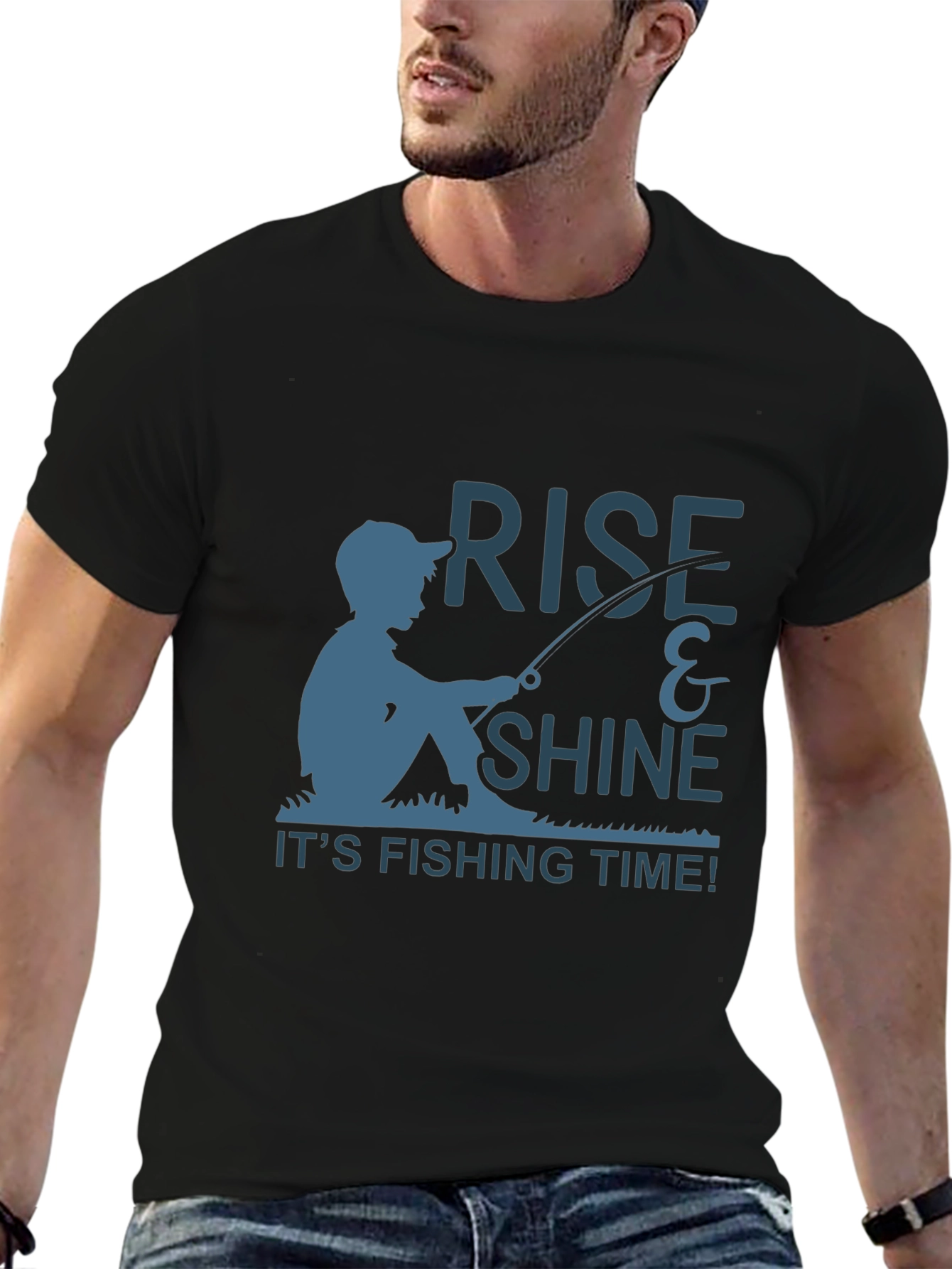 Rise & Shine Fishing T-Shirt - Anglers Tee