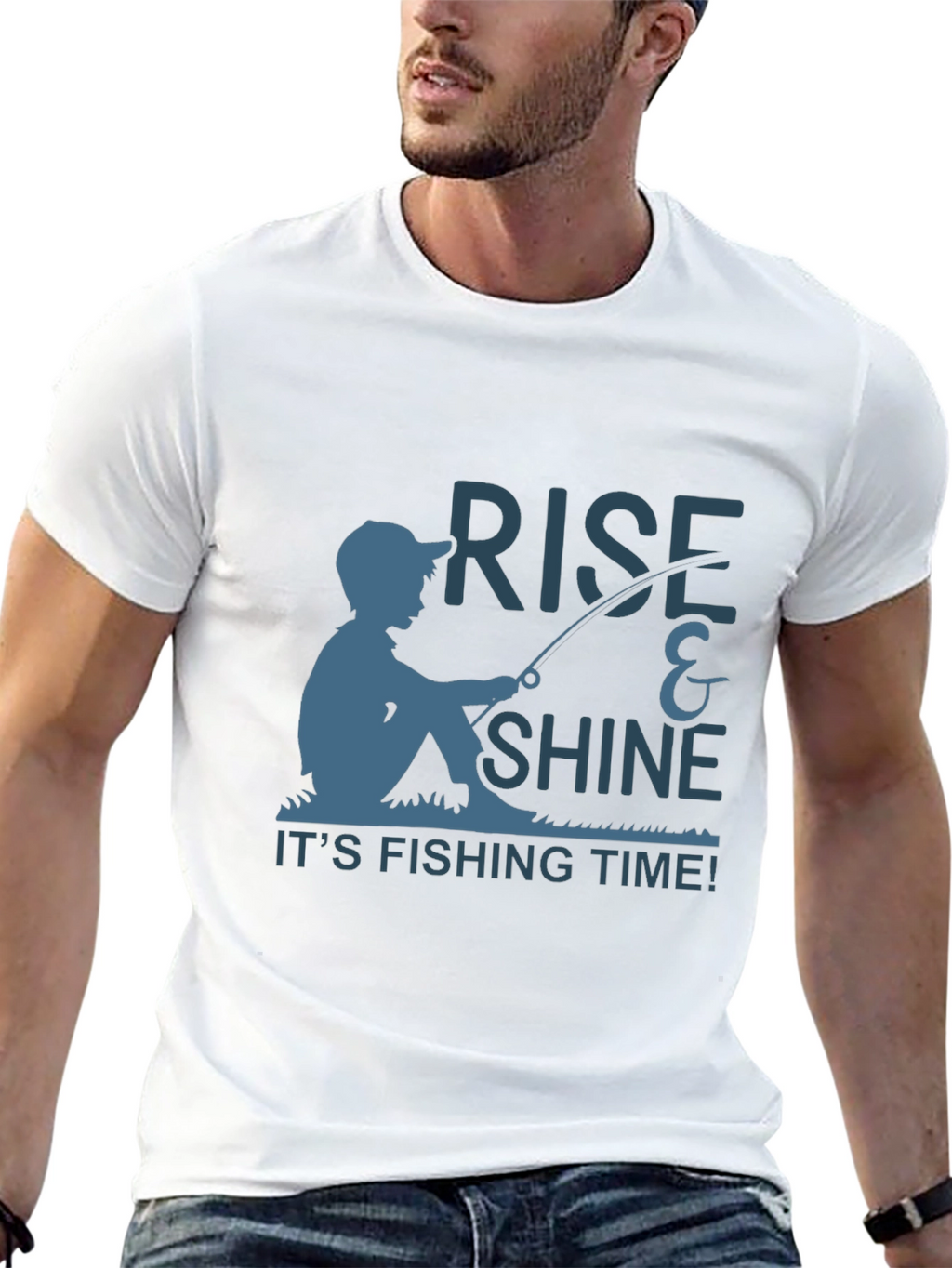 Rise & Shine Fishing T-Shirt - Anglers Tee