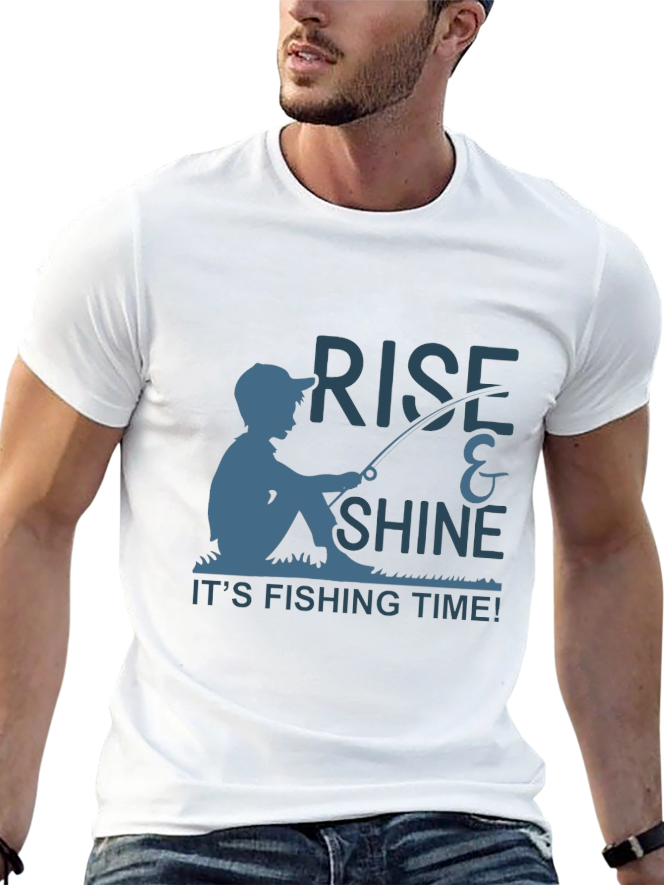 Rise & Shine Fishing T-Shirt - Anglers Tee