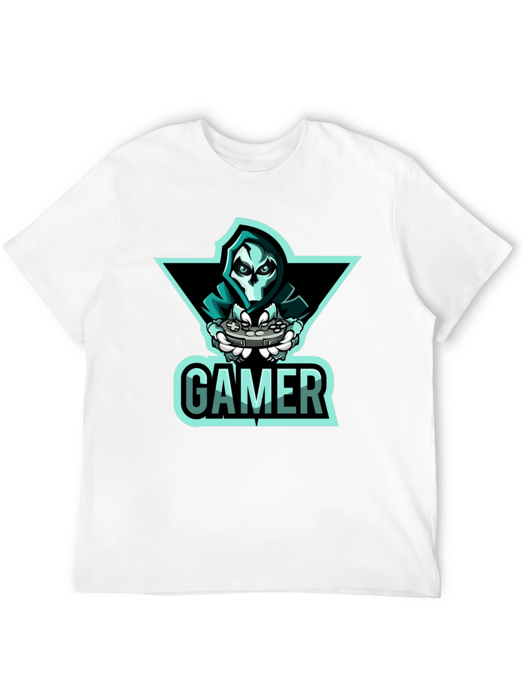 Gamer Reaper Graphic T-Shirt - Cool Gaming Apparel