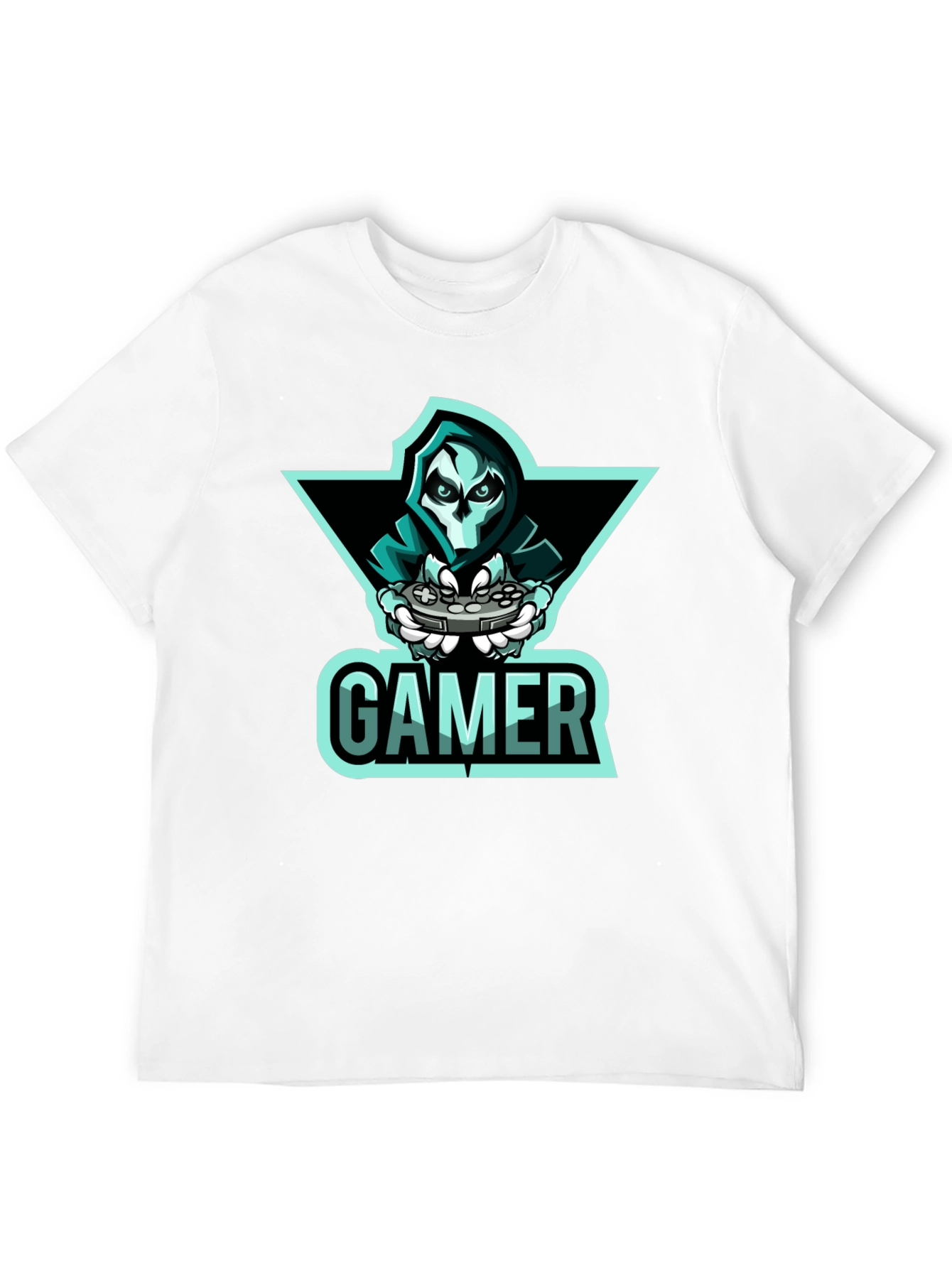 Gamer Reaper Graphic T-Shirt - Cool Gaming Apparel