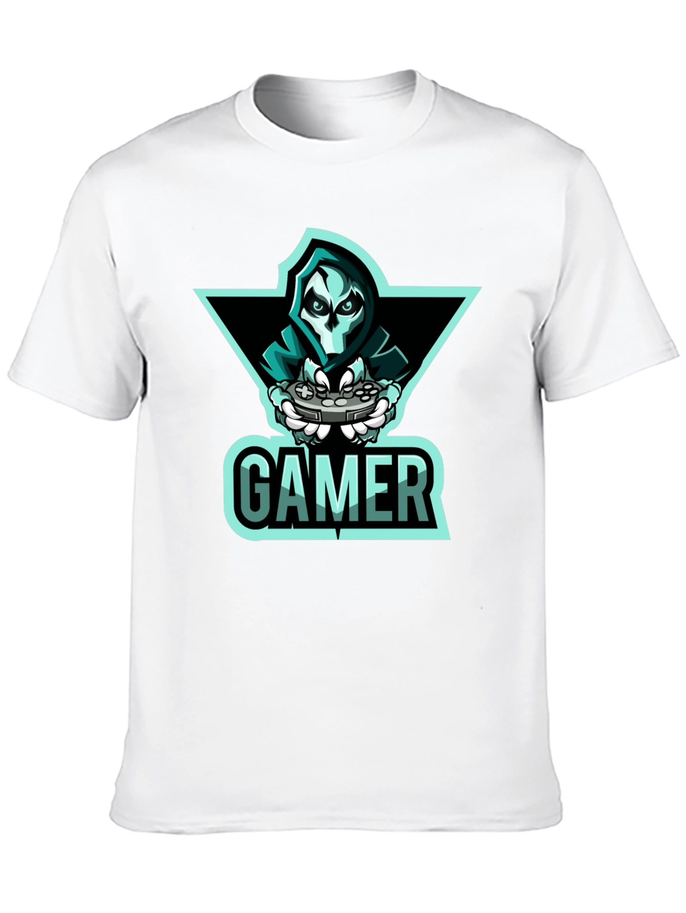 Gamer Reaper Graphic T-Shirt - Cool Gaming Apparel