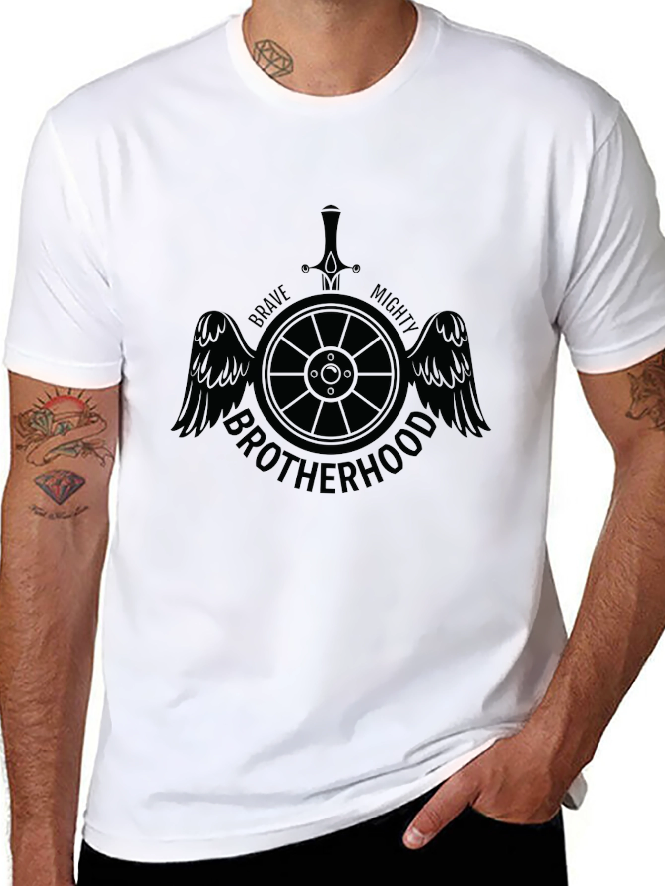 Brotherhood Graphic Tee - Brave & Mighty