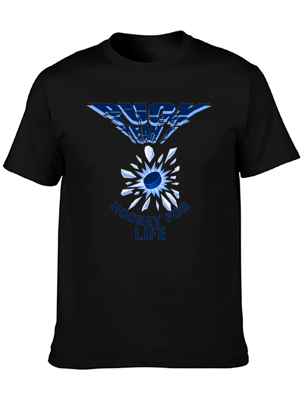 Hockey For Life Black T-Shirt