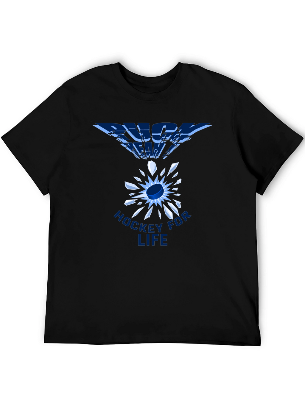 Hockey For Life Black T-Shirt