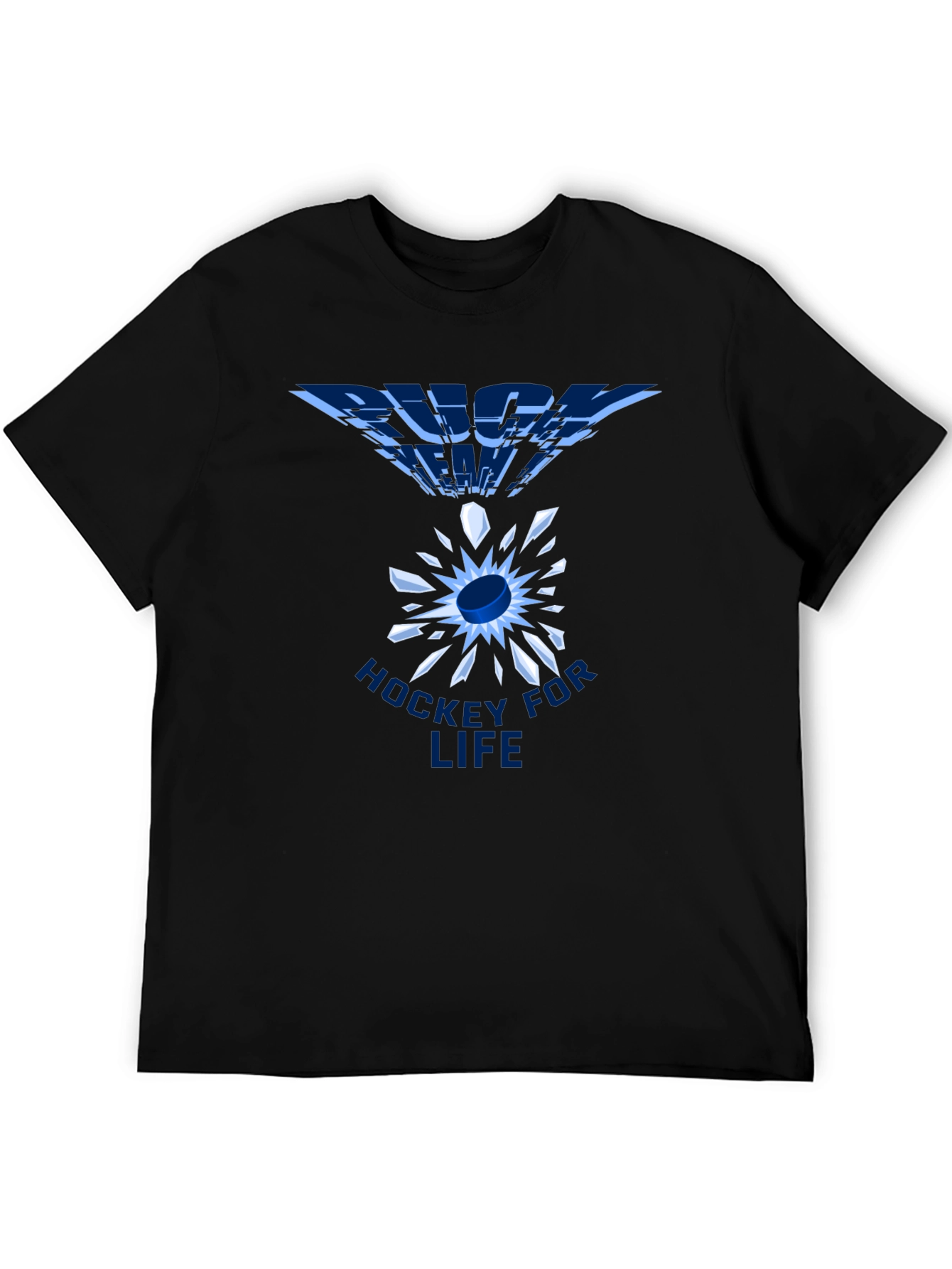 Hockey For Life Black T-Shirt