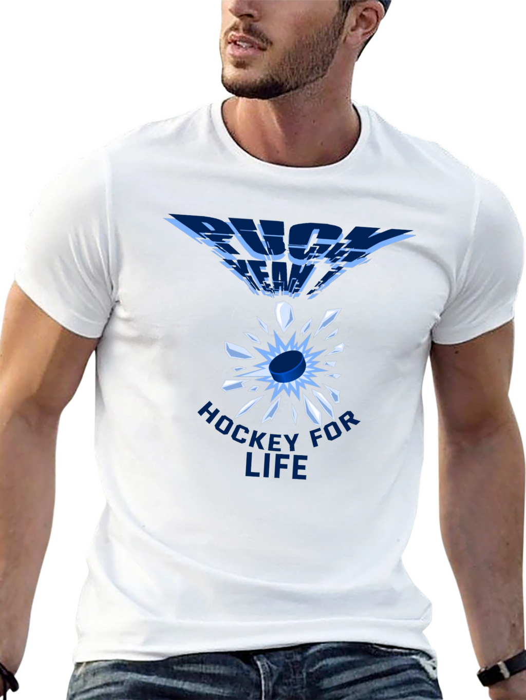 Hockey For Life Black T-Shirt