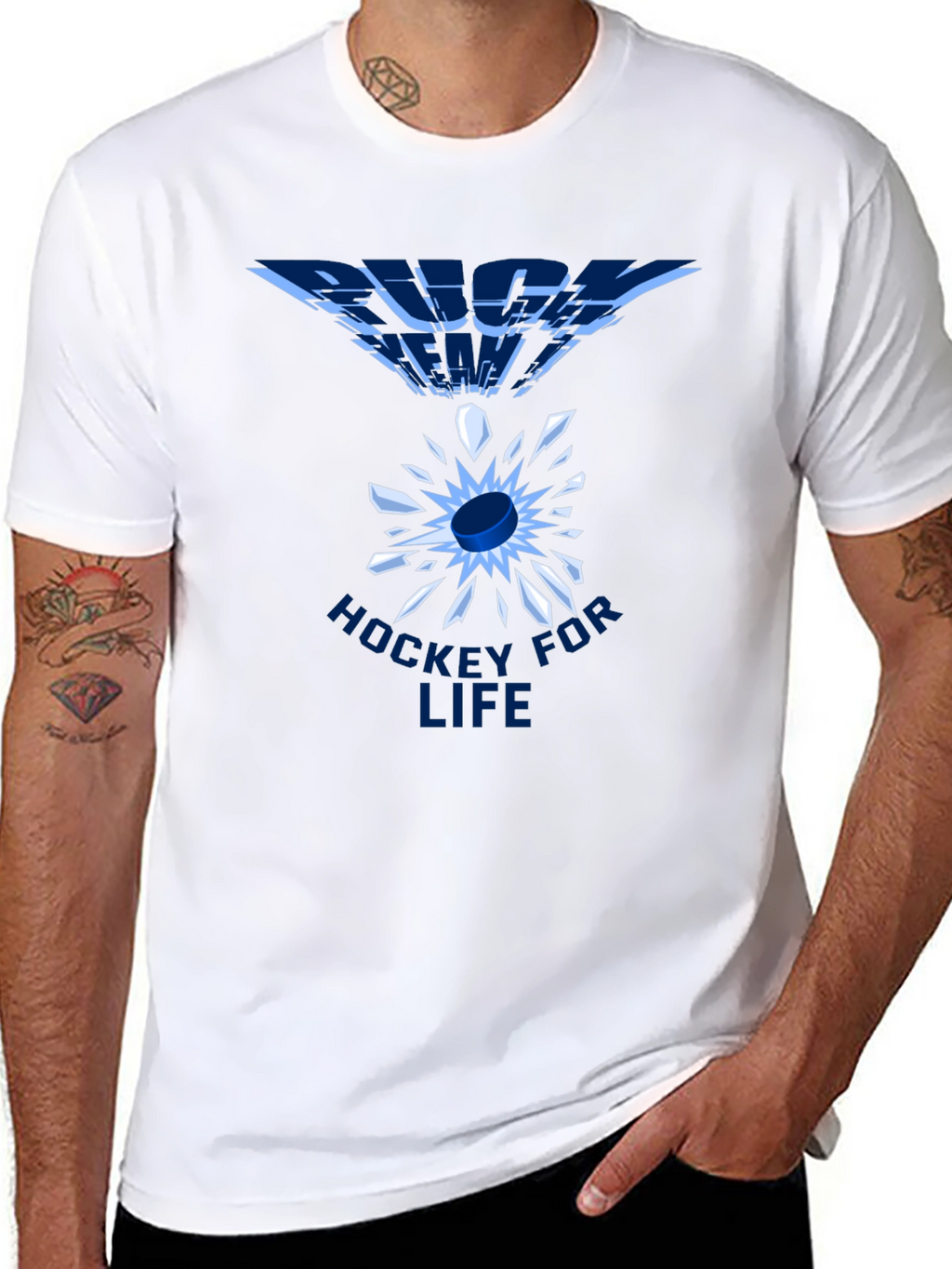 Hockey For Life Black T-Shirt