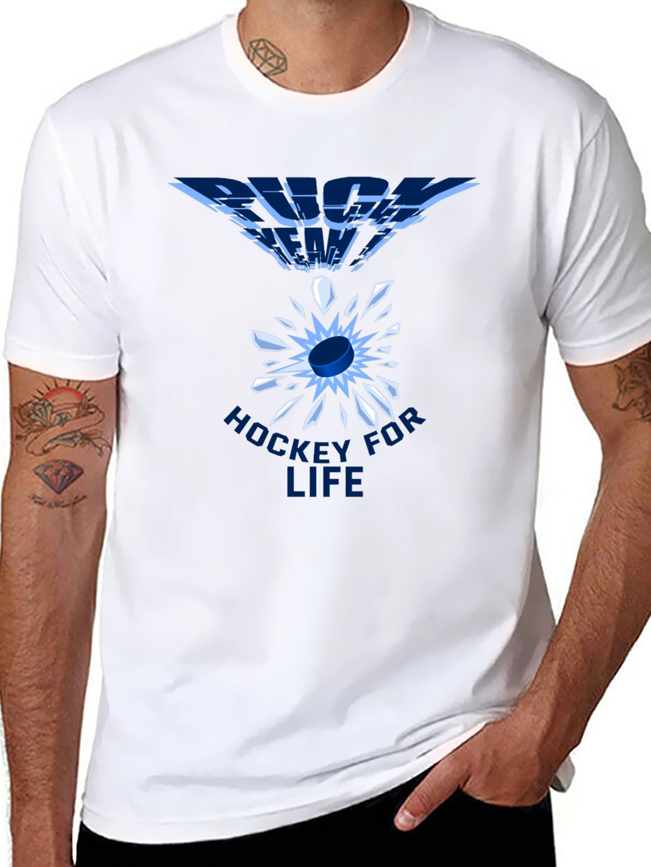 Hockey For Life Black T-Shirt