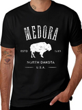 Medora North Dakota Bison Graphic Tee