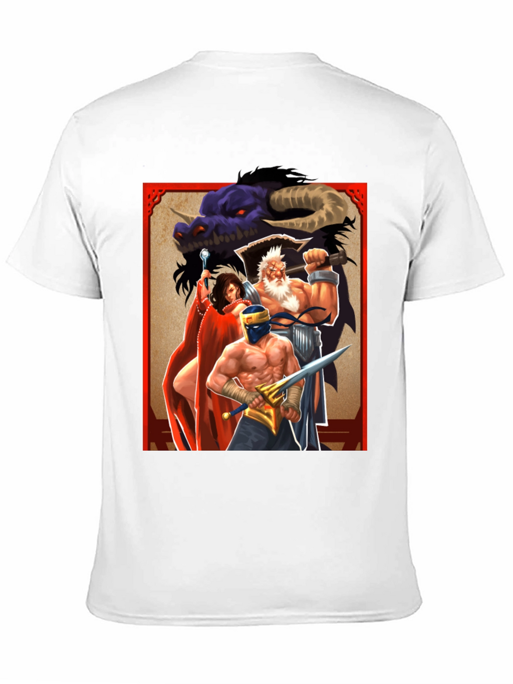Fantasy Art Graphic Tee - Black Unisex T-Shirt