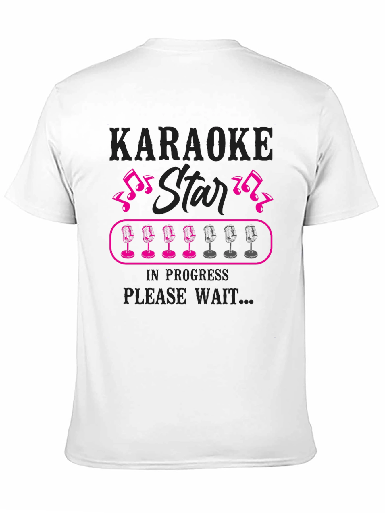 Karaoke Star in Progress Graphic T-Shirt