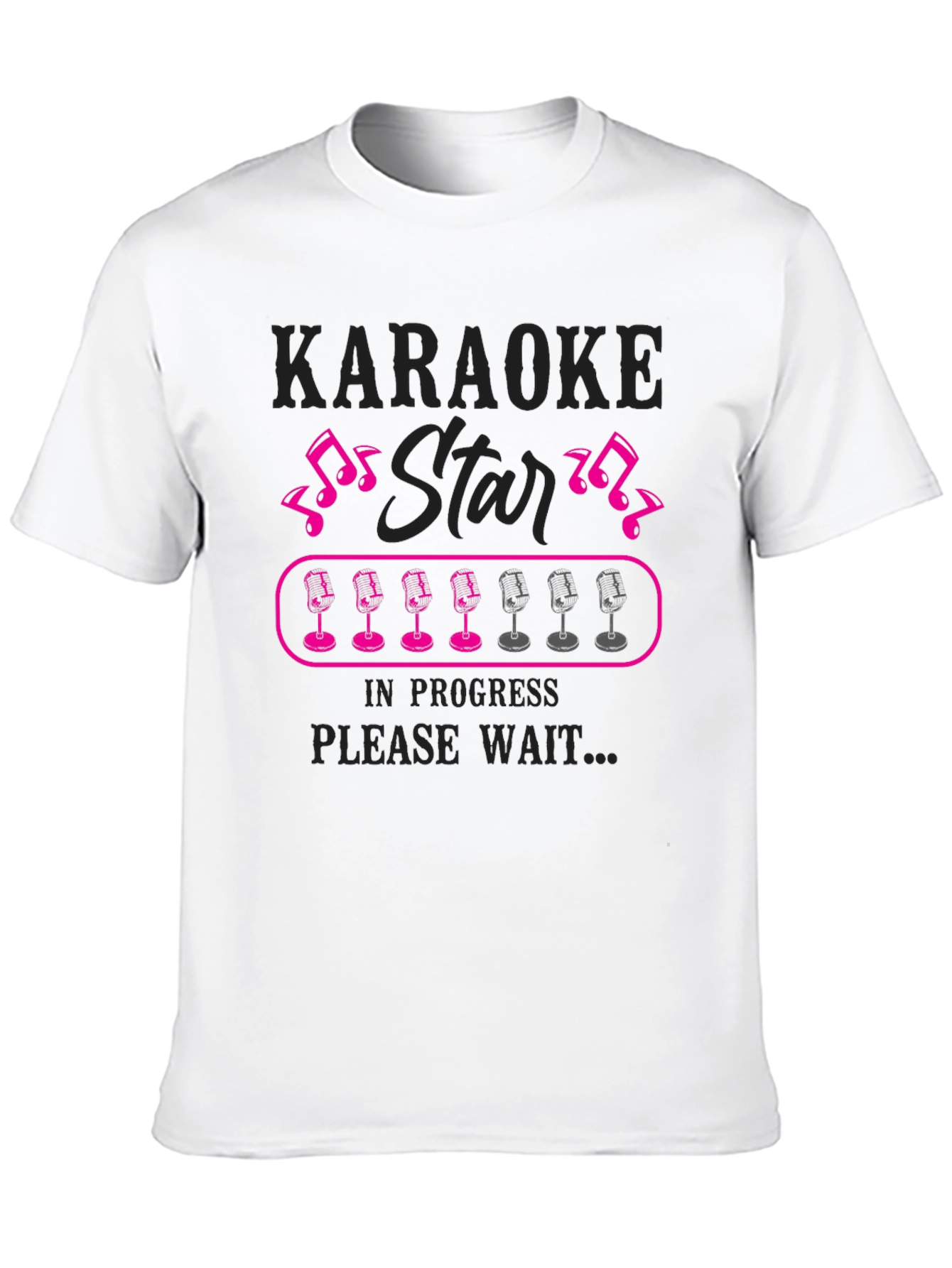 Karaoke Star in Progress Graphic T-Shirt
