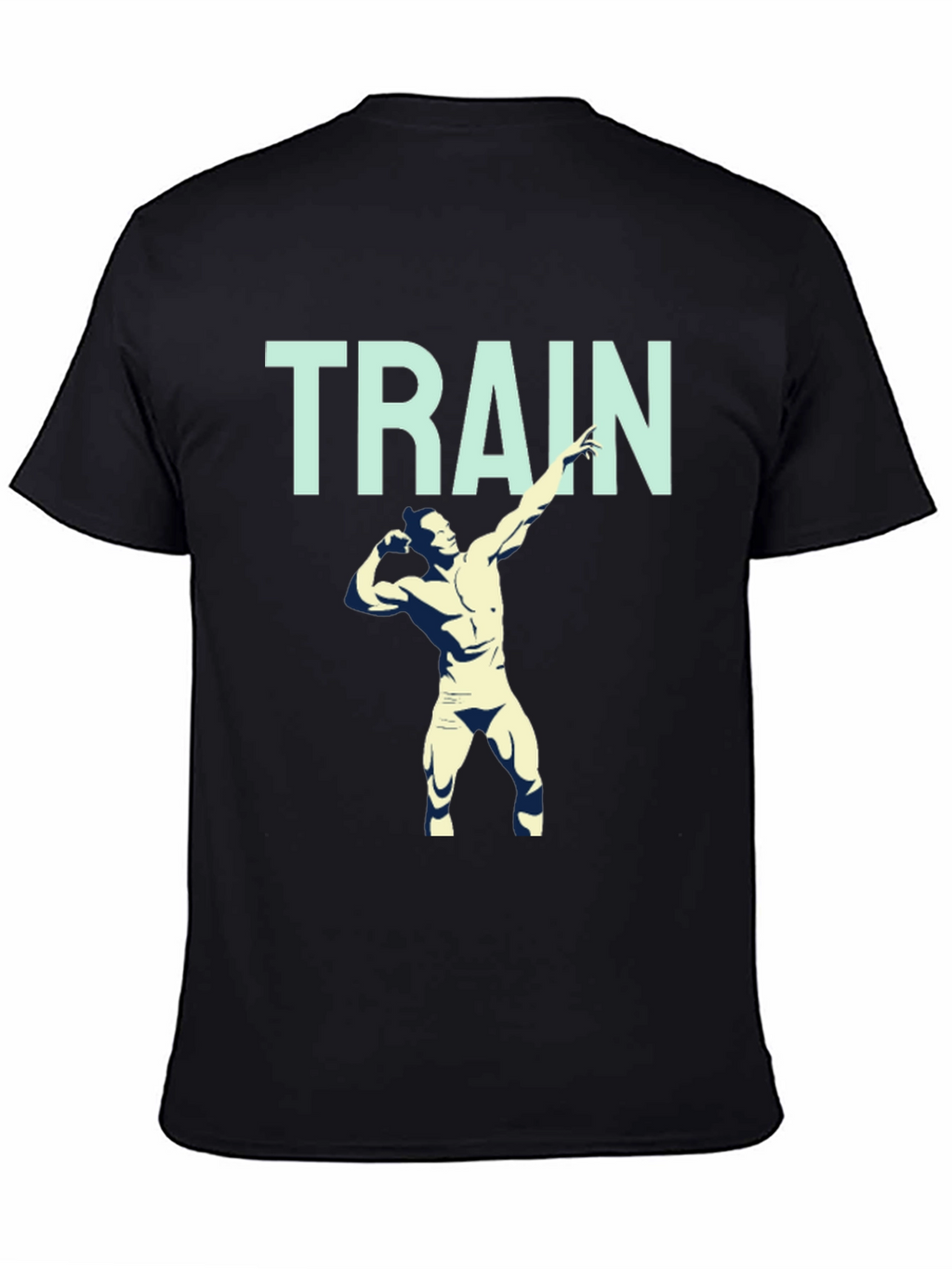 Train Hard Graphic Tee - Mens Fitness Shirt