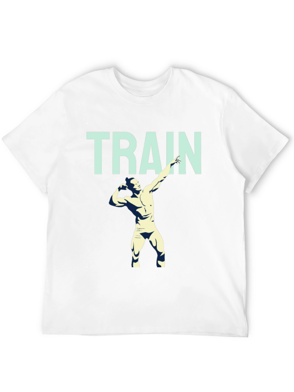 Train Hard Graphic Tee - Mens Fitness Shirt