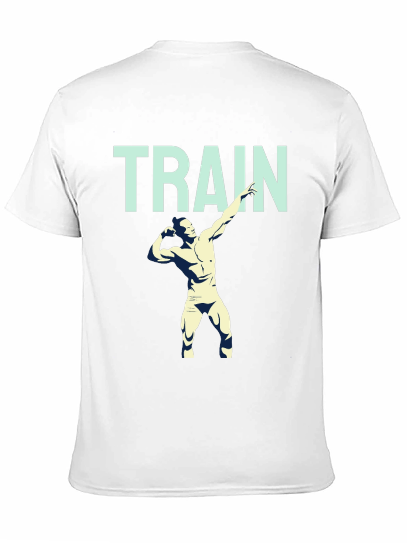 Train Hard Graphic Tee - Mens Fitness Shirt