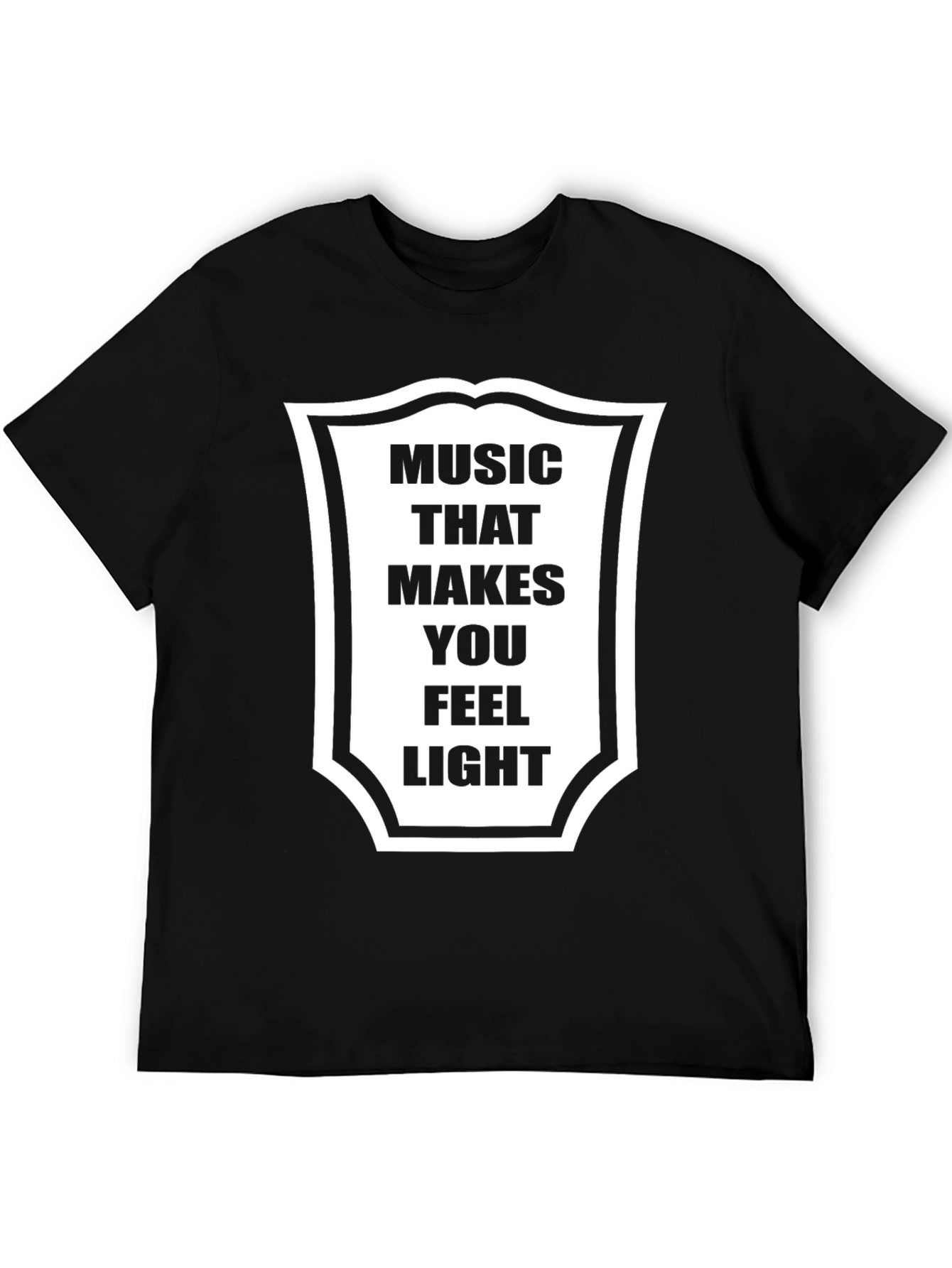 Music Makes You Feel Light Graphic T-Shirt