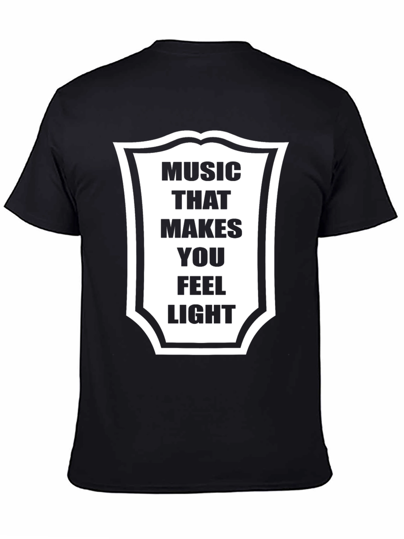 Music Makes You Feel Light Graphic T-Shirt