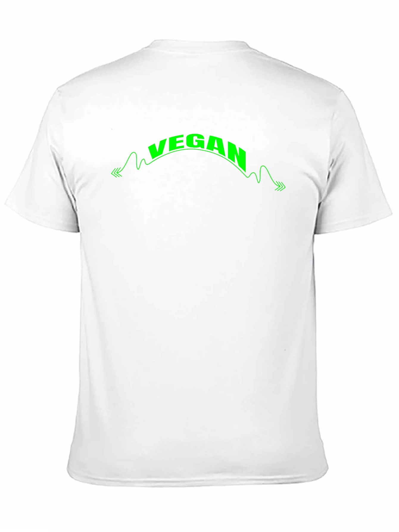 Vegan Graphic Print Black T-Shirt