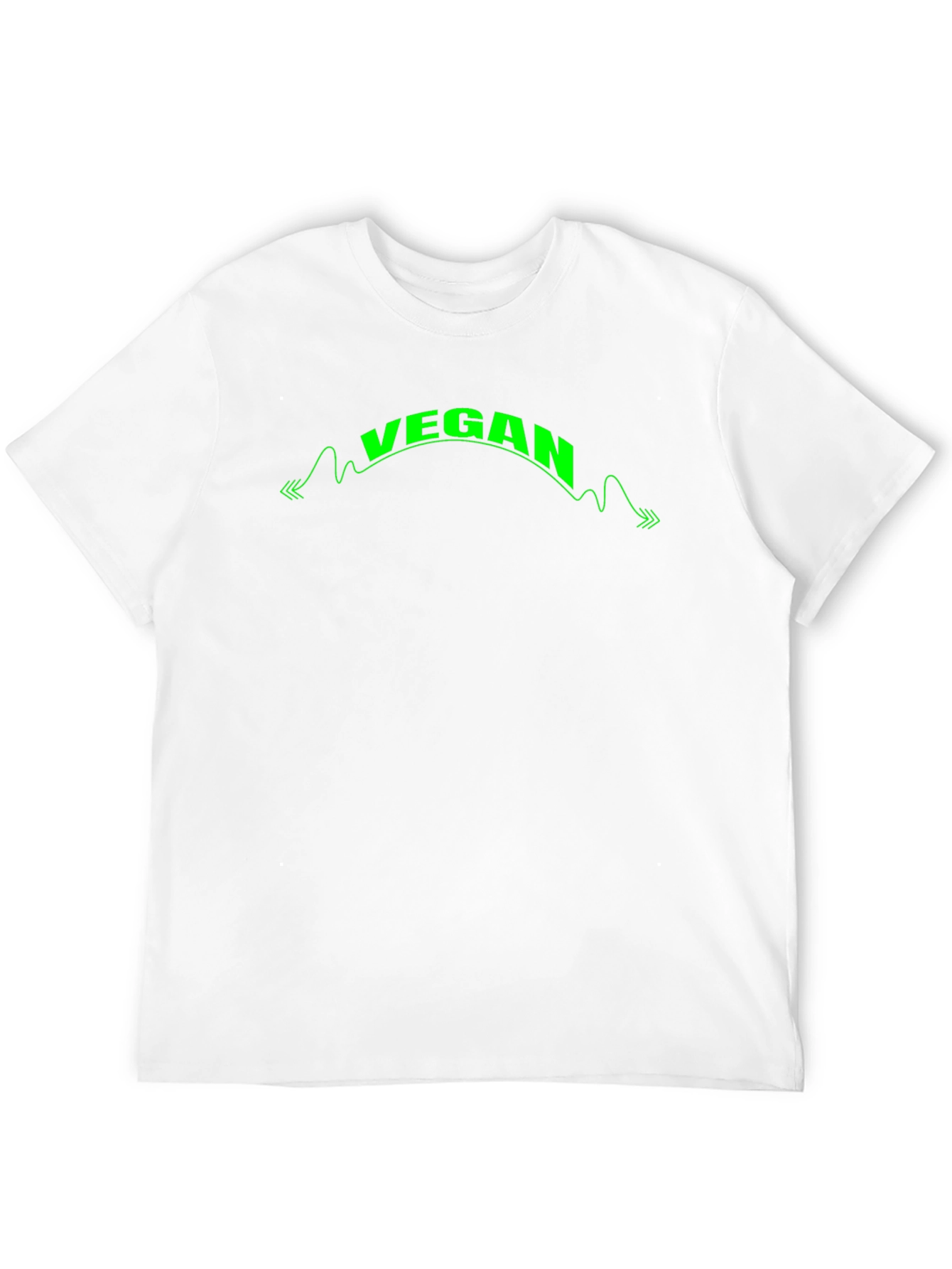 Vegan Graphic Print Black T-Shirt