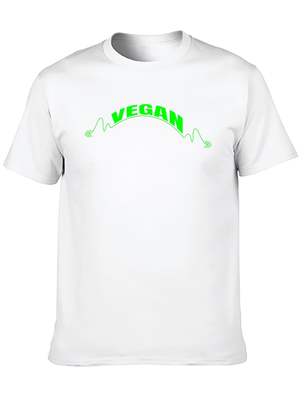 Vegan Graphic Print Black T-Shirt