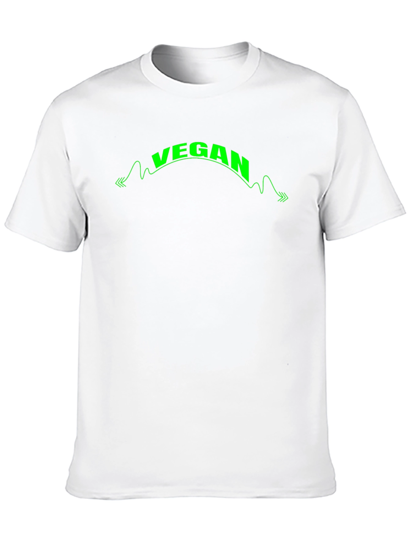 Vegan Graphic Print Black T-Shirt