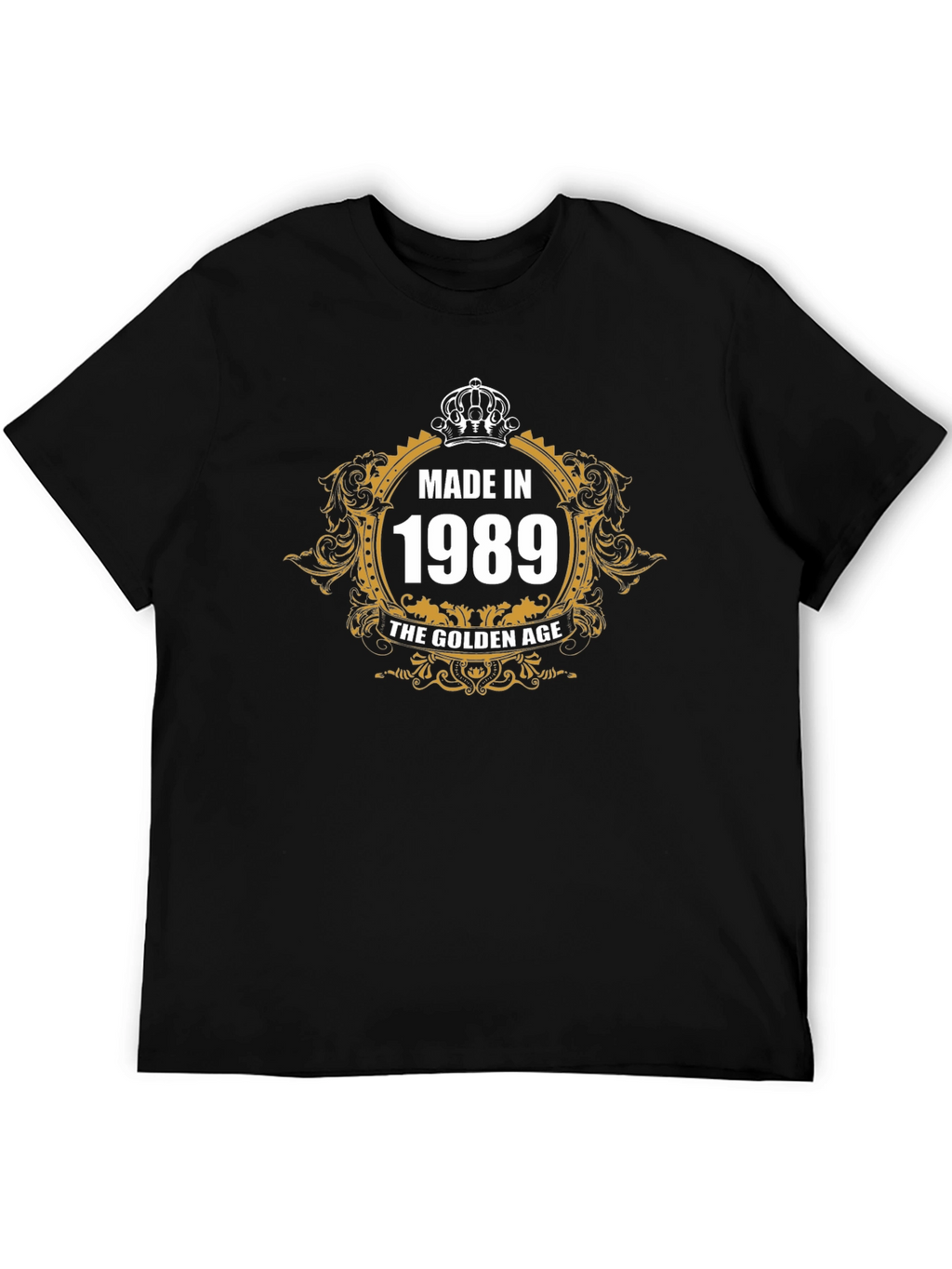Made in 1989 Golden Age Black T-Shirt