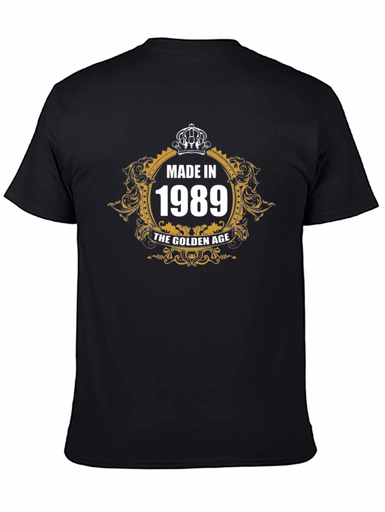 Made in 1989 Golden Age Black T-Shirt
