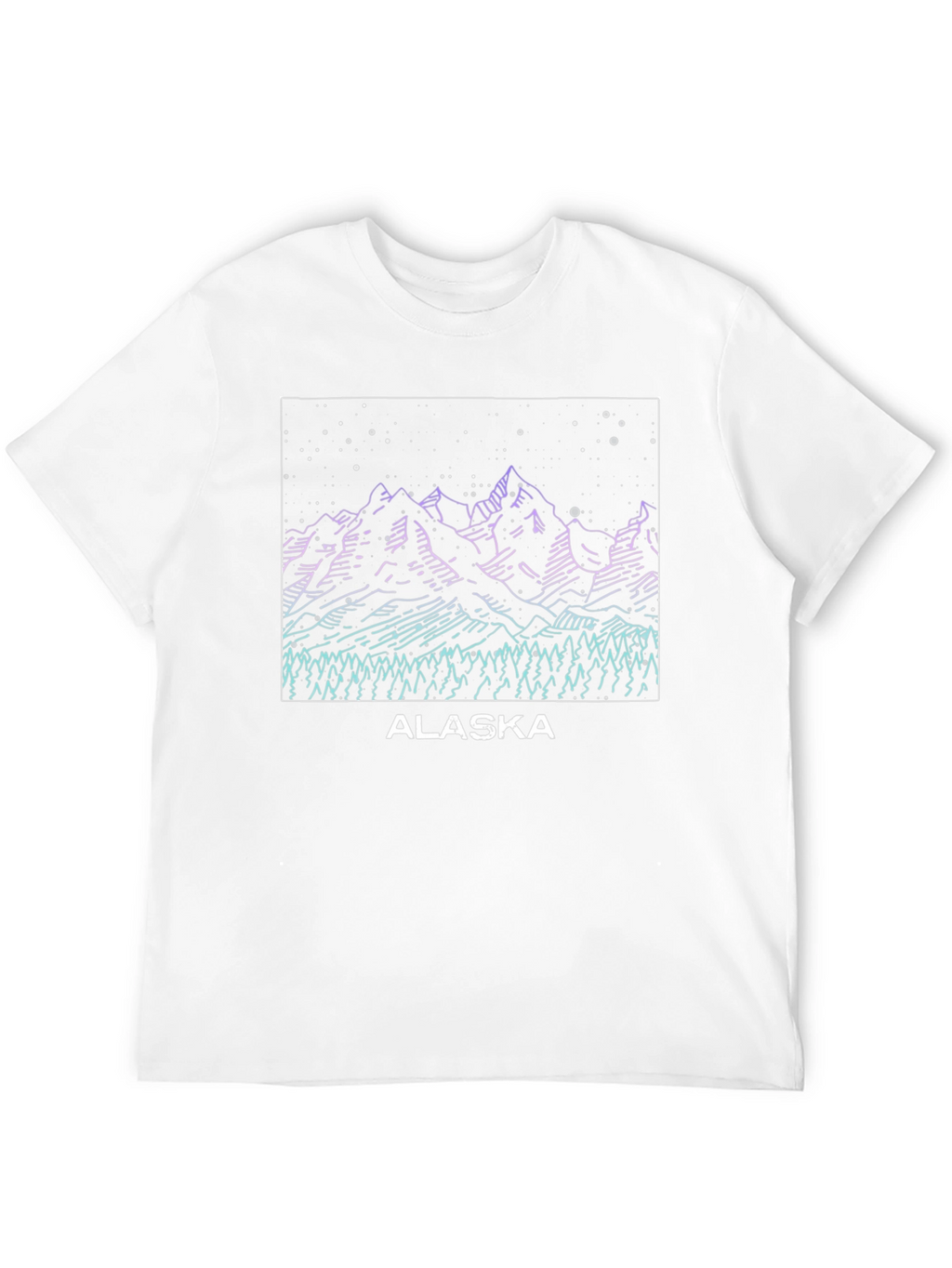 Alaska Graphic Tee - Mountain Scene