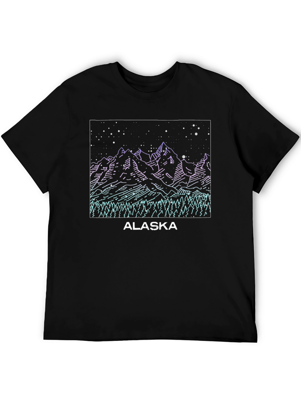 Alaska Graphic Tee - Mountain Scene