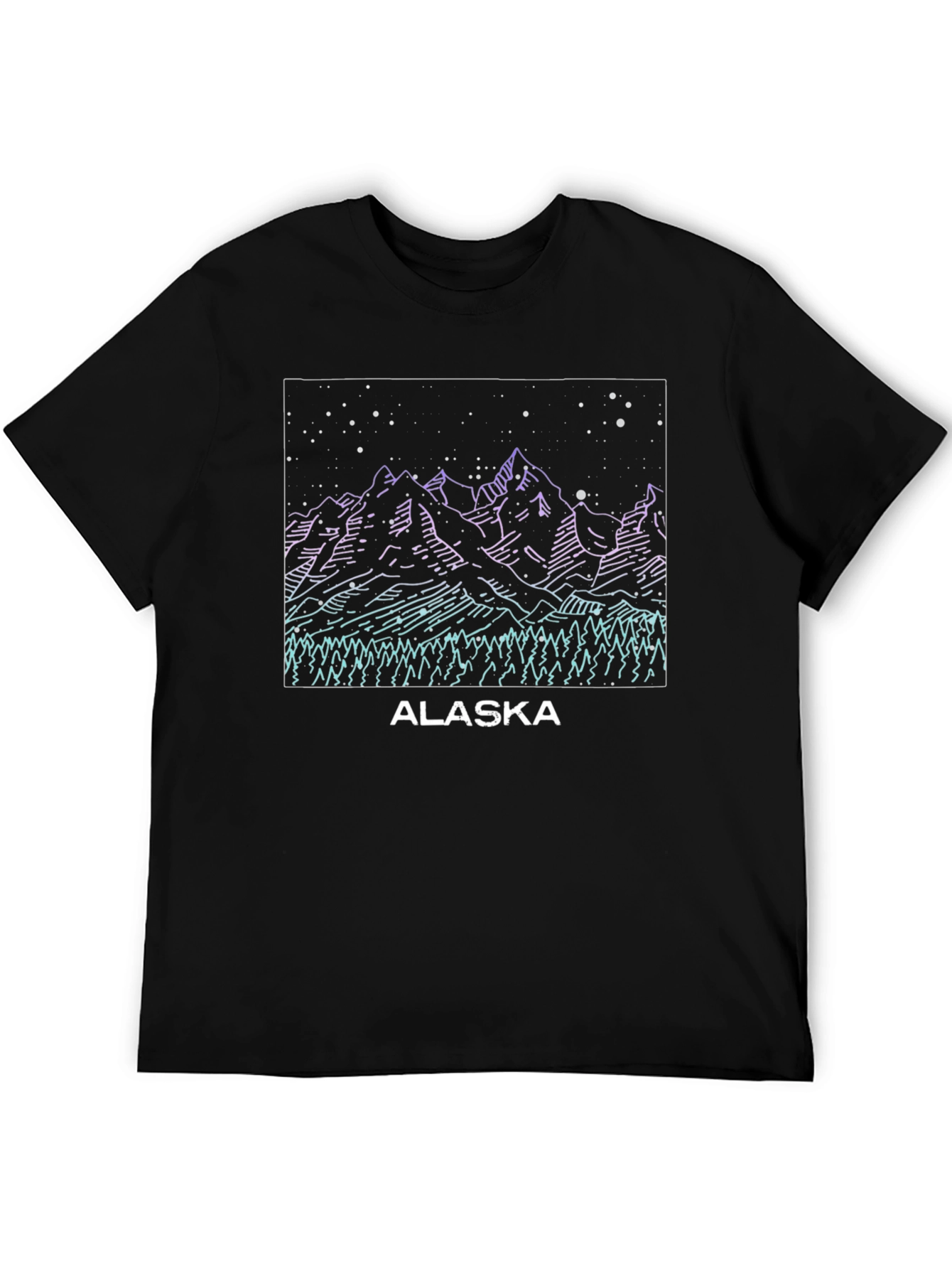 Alaska Graphic Tee - Mountain Scene