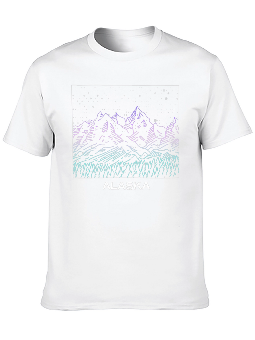 Alaska Graphic Tee - Mountain Scene