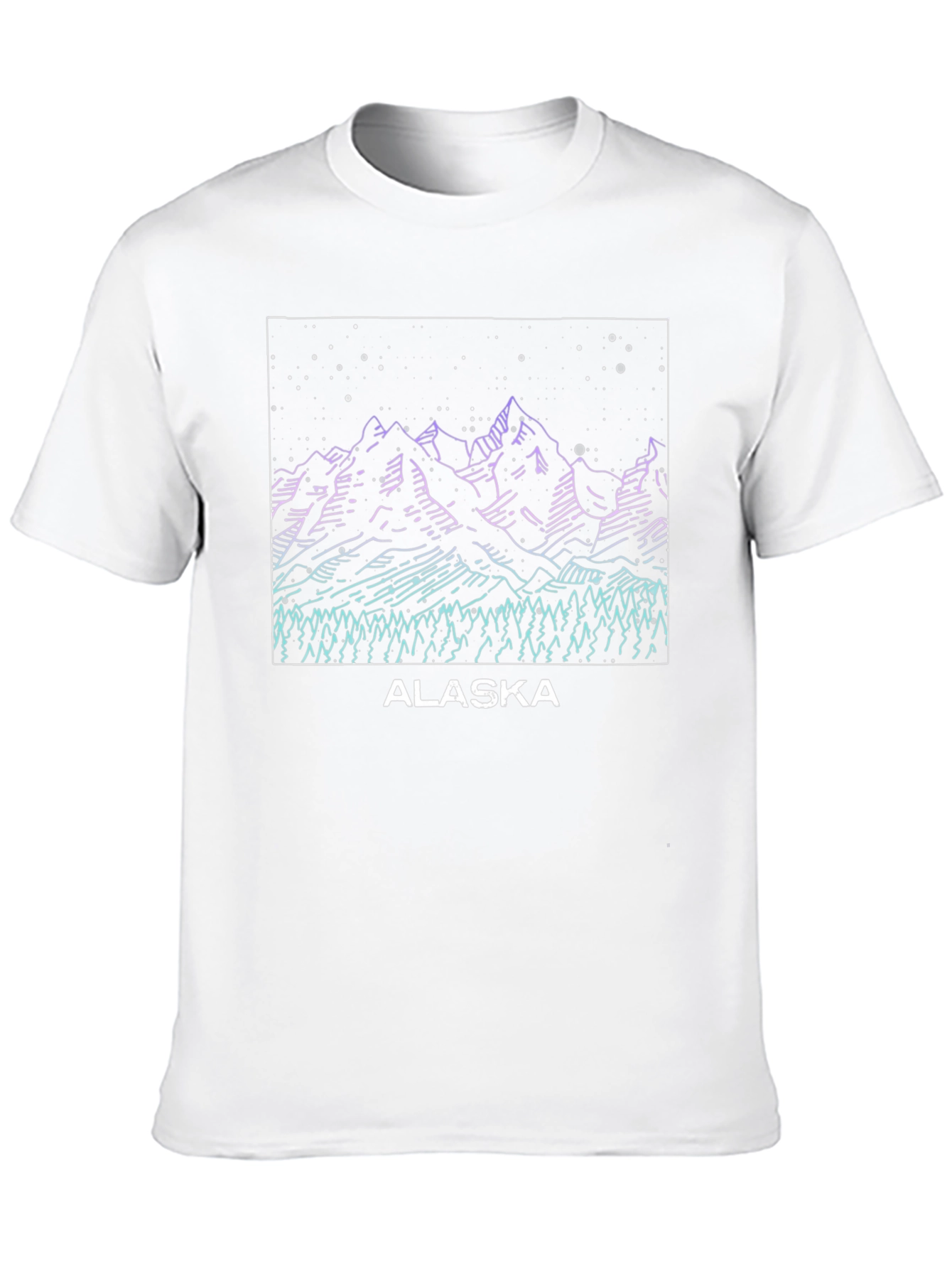 Alaska Graphic Tee - Mountain Scene