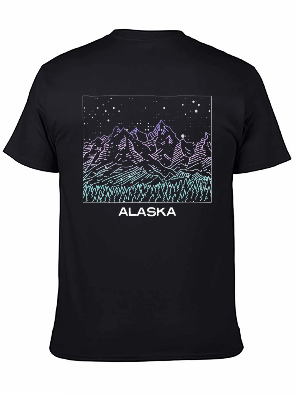 Alaska Graphic Tee - Mountain Scene
