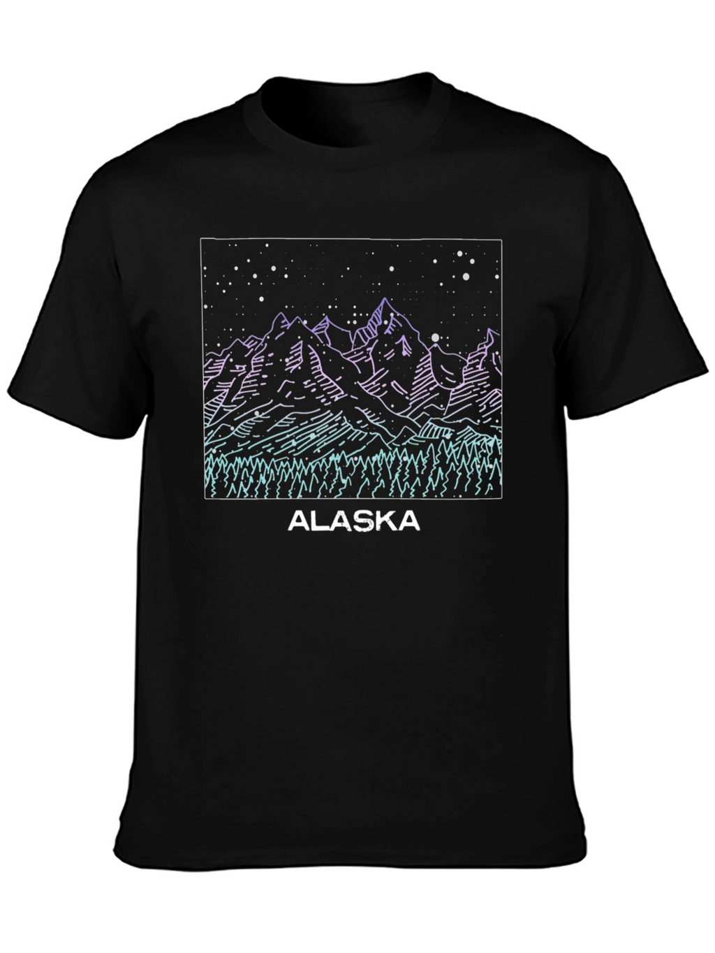 Alaska Graphic Tee - Mountain Scene