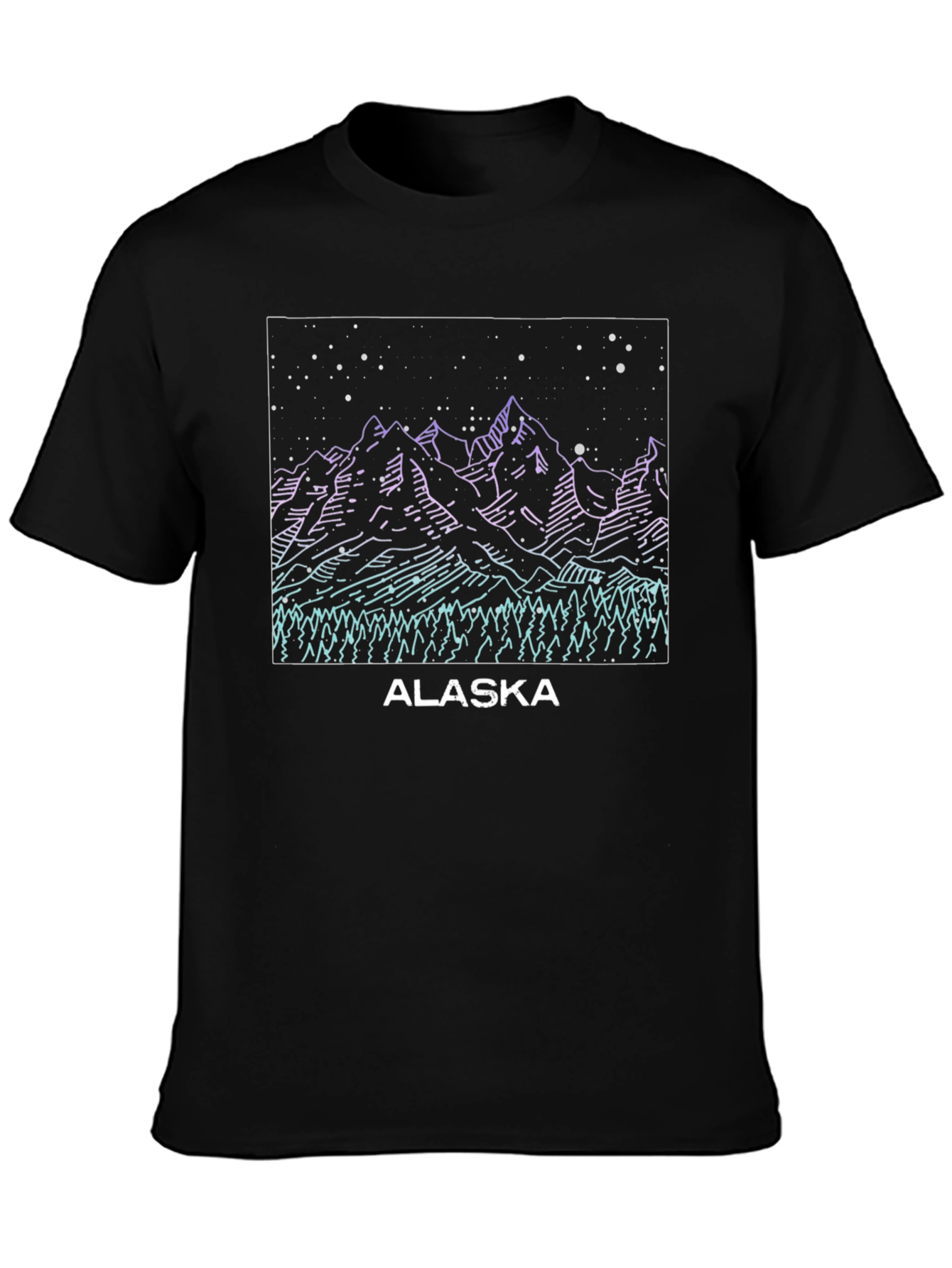 Alaska Graphic Tee - Mountain Scene