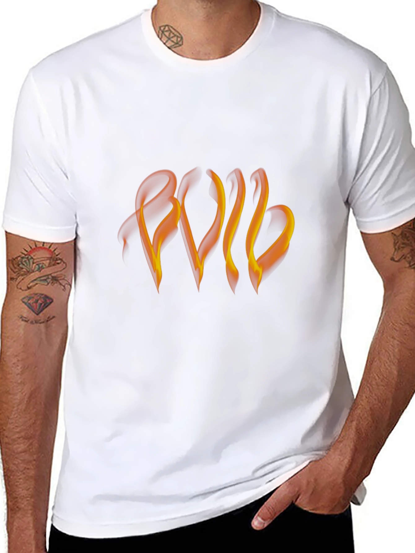 Flaming Graphic Tee - Bold & Stylish