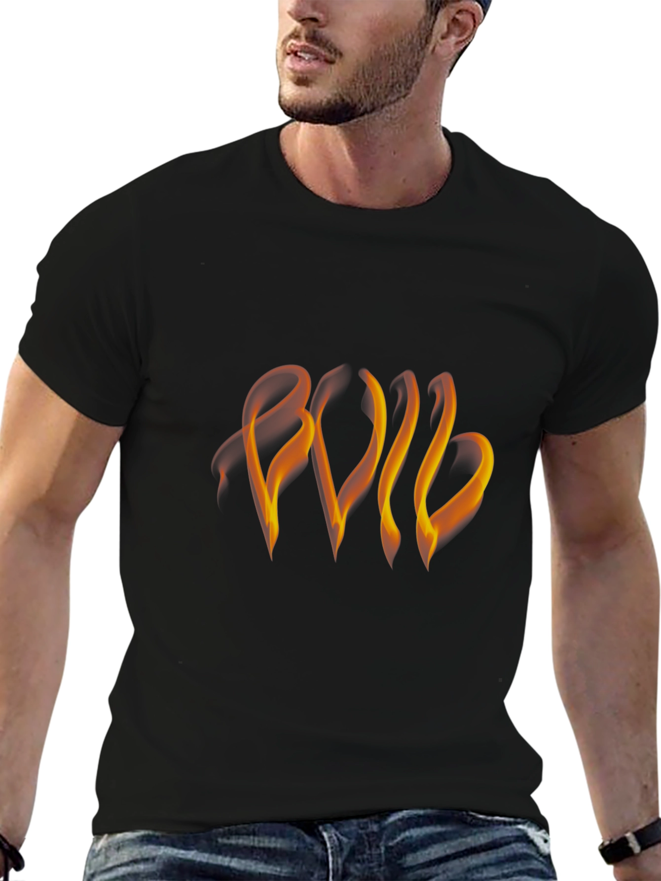 Flaming Graphic Tee - Bold & Stylish