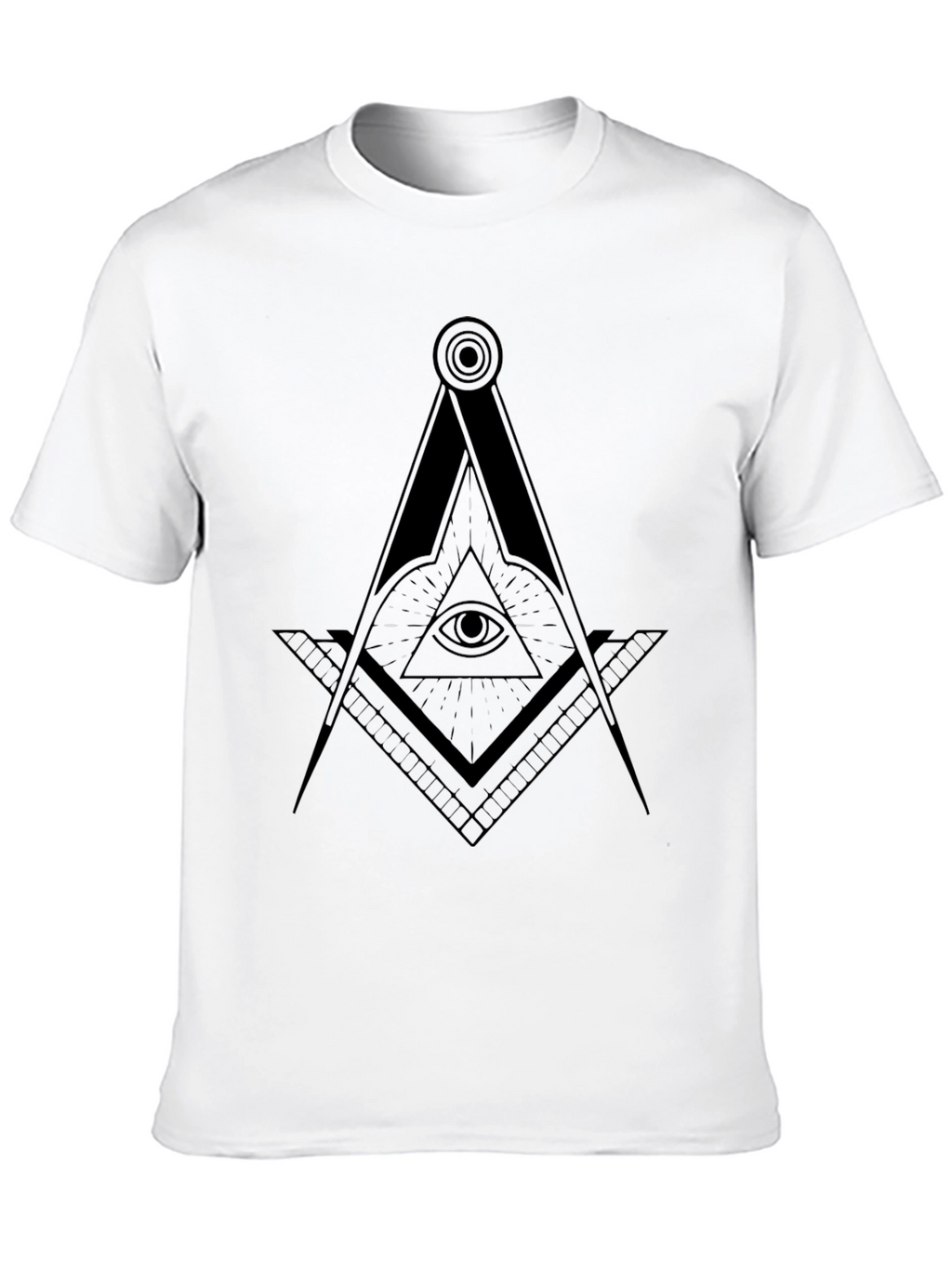 Mystic Eye Graphic Tee - Black Cotton Blend