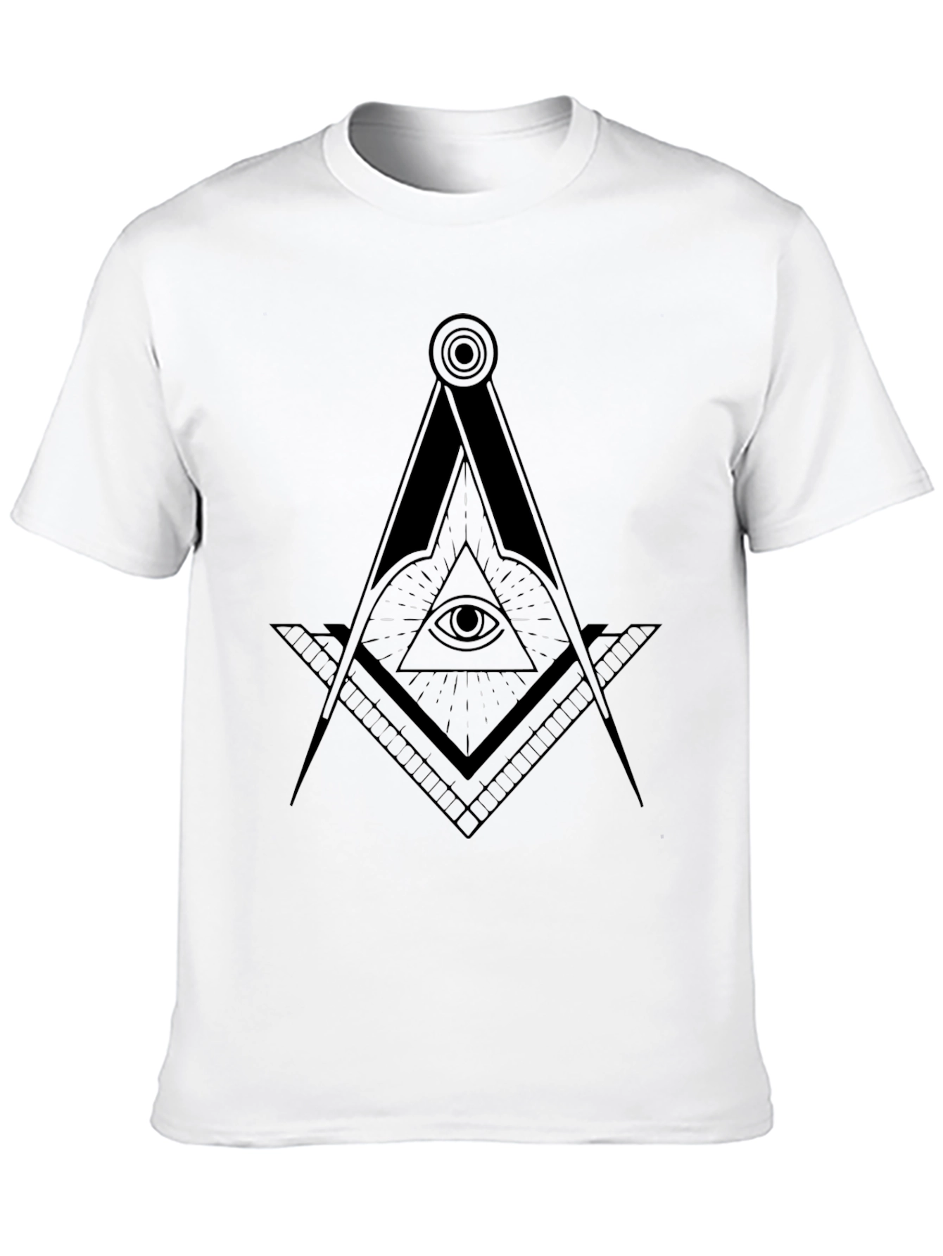 Mystic Eye Graphic Tee - Black Cotton Blend