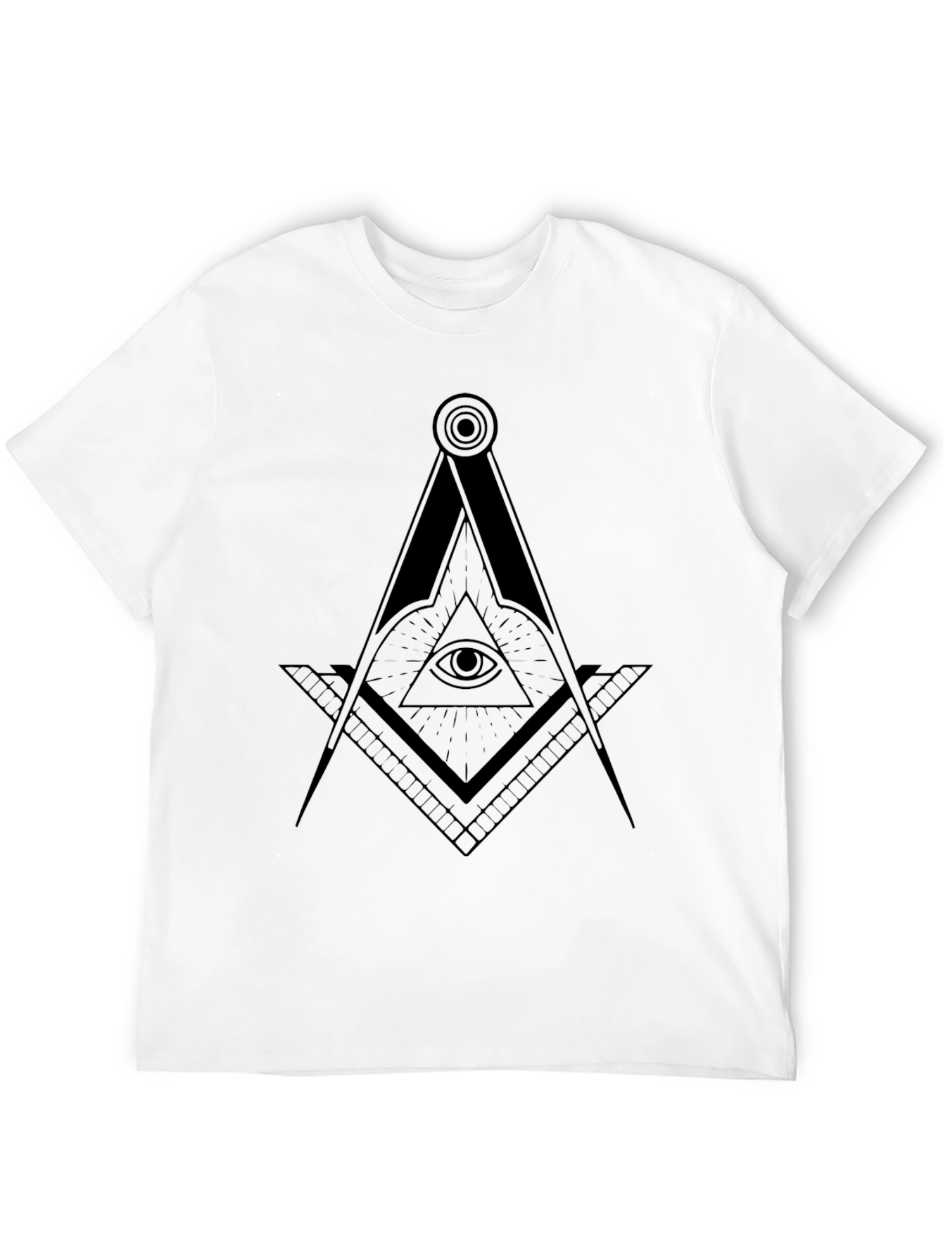 Mystic Eye Graphic Tee - Black Cotton Blend