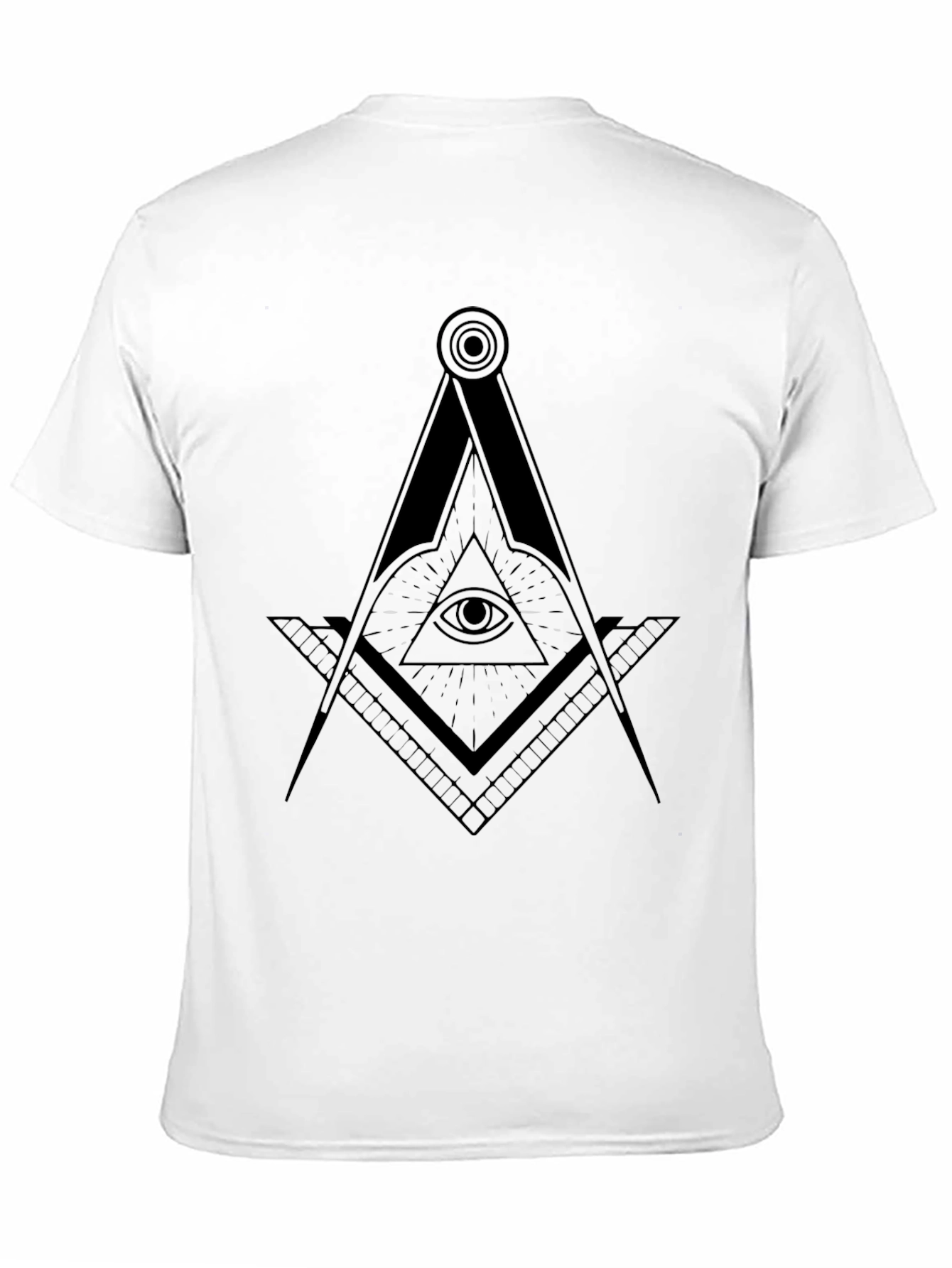 Mystic Eye Graphic Tee - Black Cotton Blend