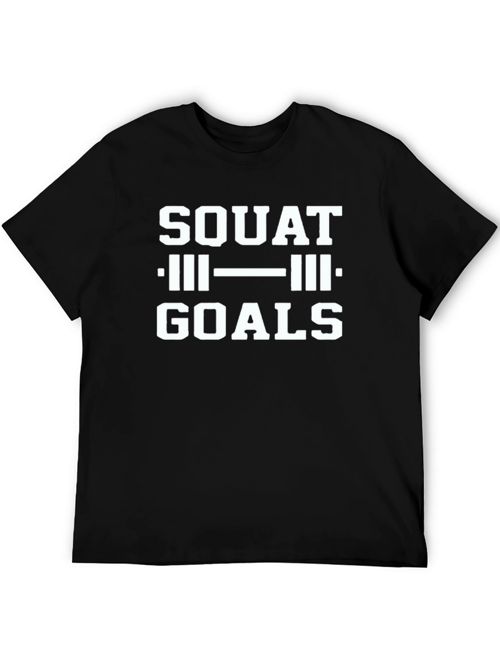 Squat Goals Black T-Shirt - Weightlifting Gym Apparel
