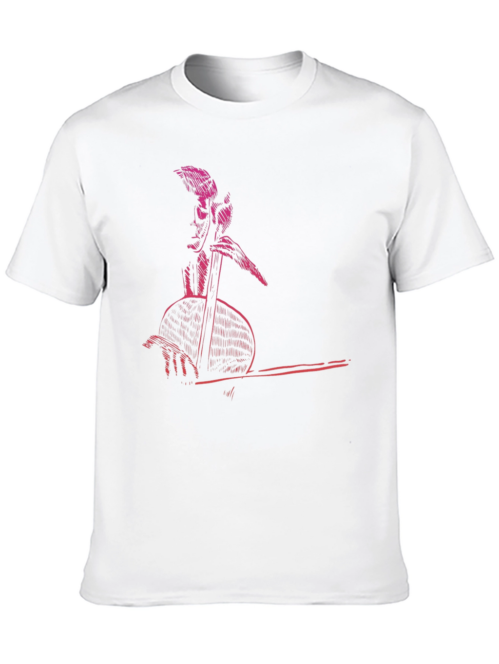 Retro Musician Graphic Tee - Cool Black T-Shirt
