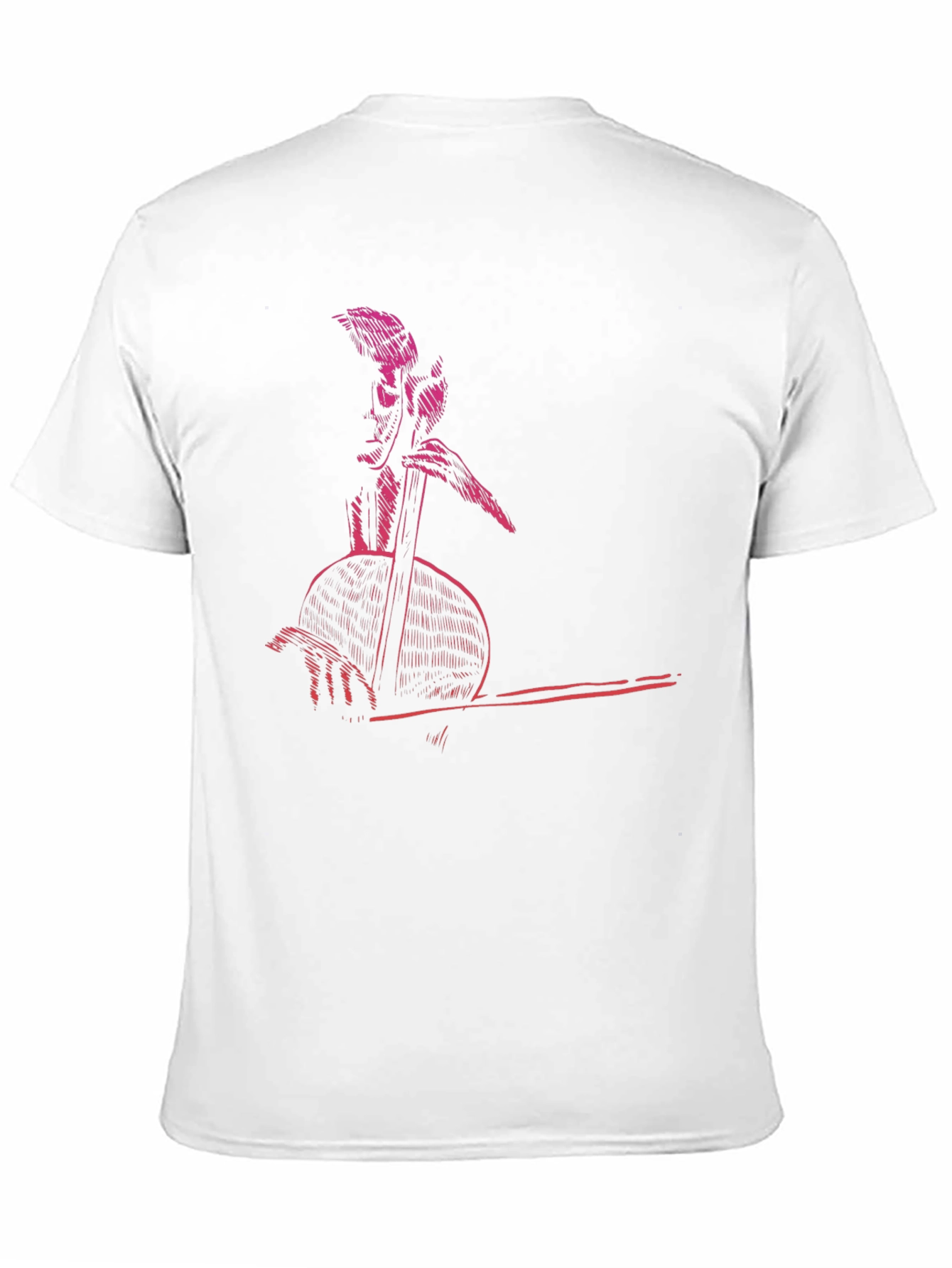 Retro Musician Graphic Tee - Cool Black T-Shirt