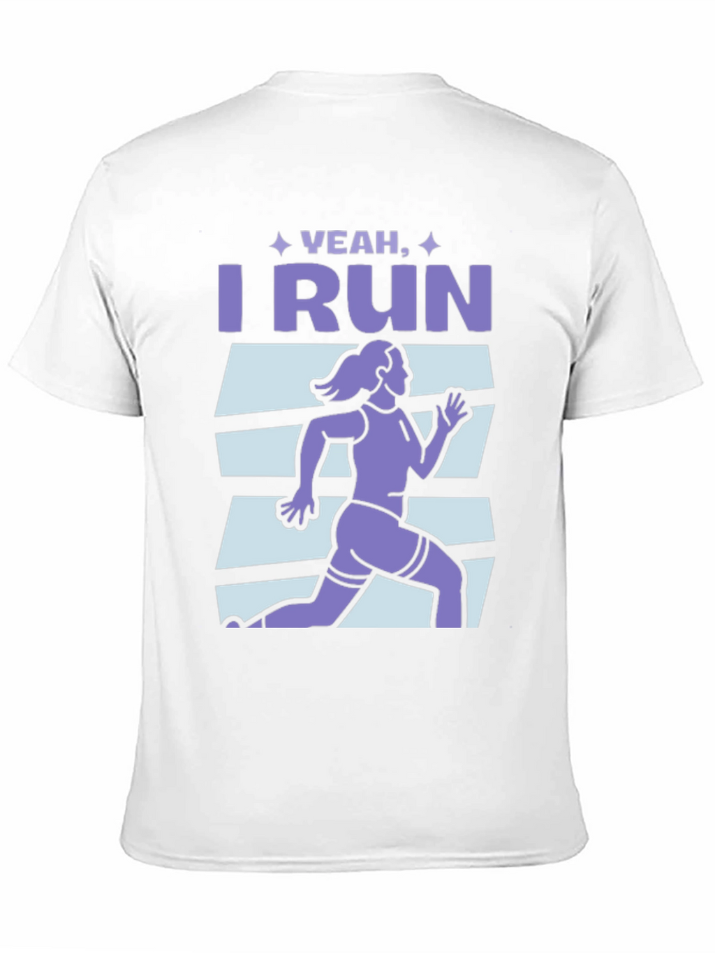 Yeah I Run Graphic T-Shirt - Black Cotton Tee