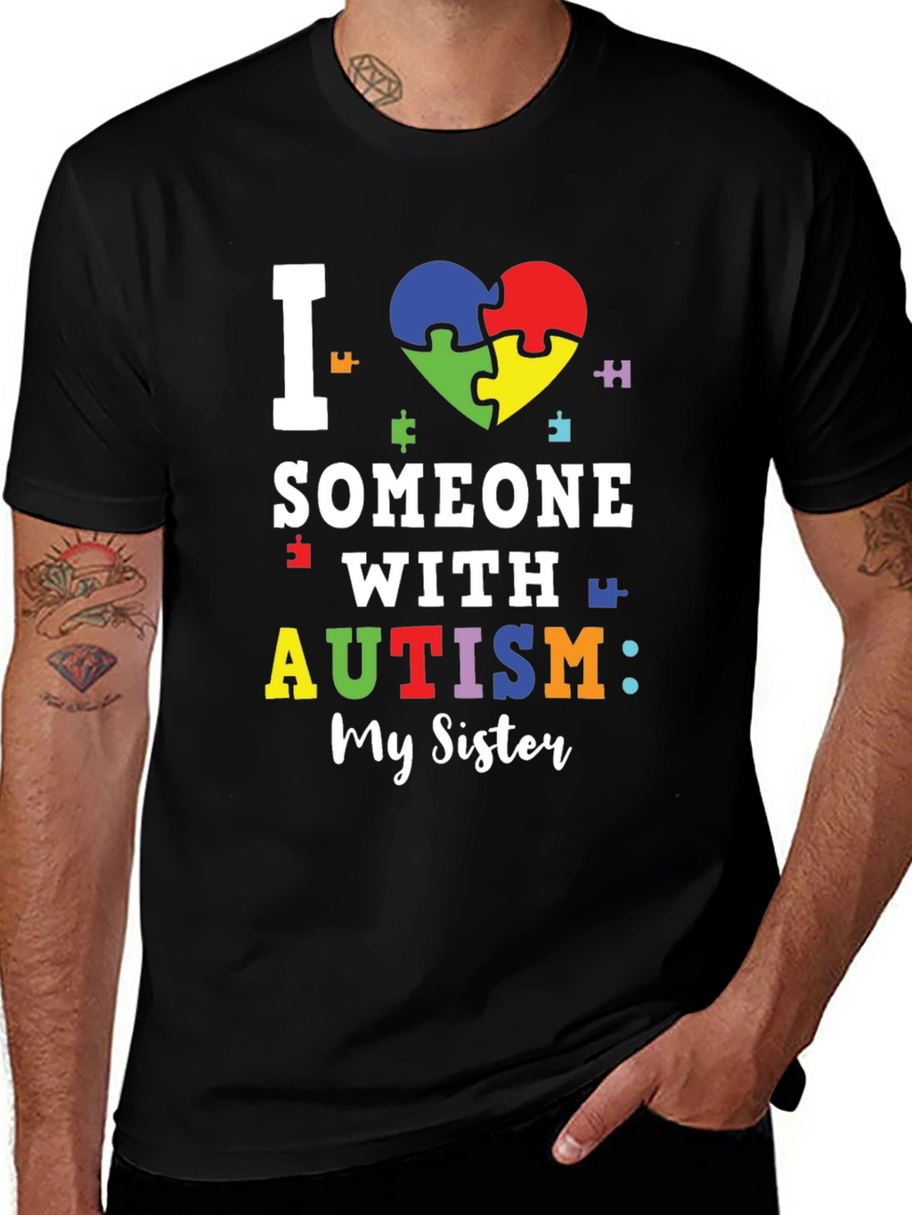 I Love Someone With Autism T-Shirt