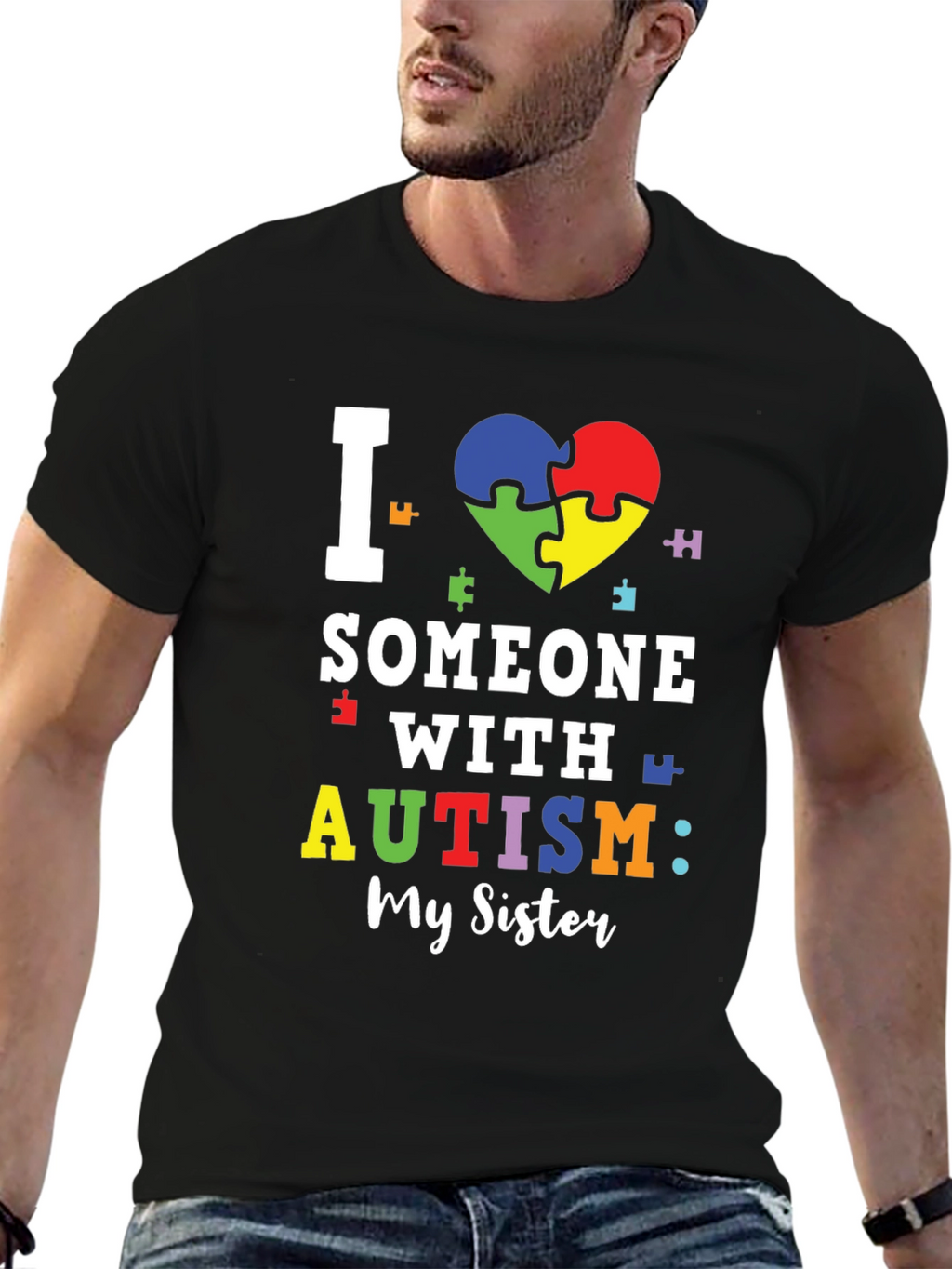 I Love Someone With Autism T-Shirt