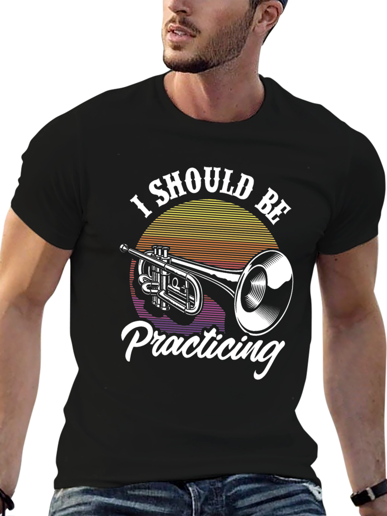 I Should Be Practicing Trumpet T-Shirt
