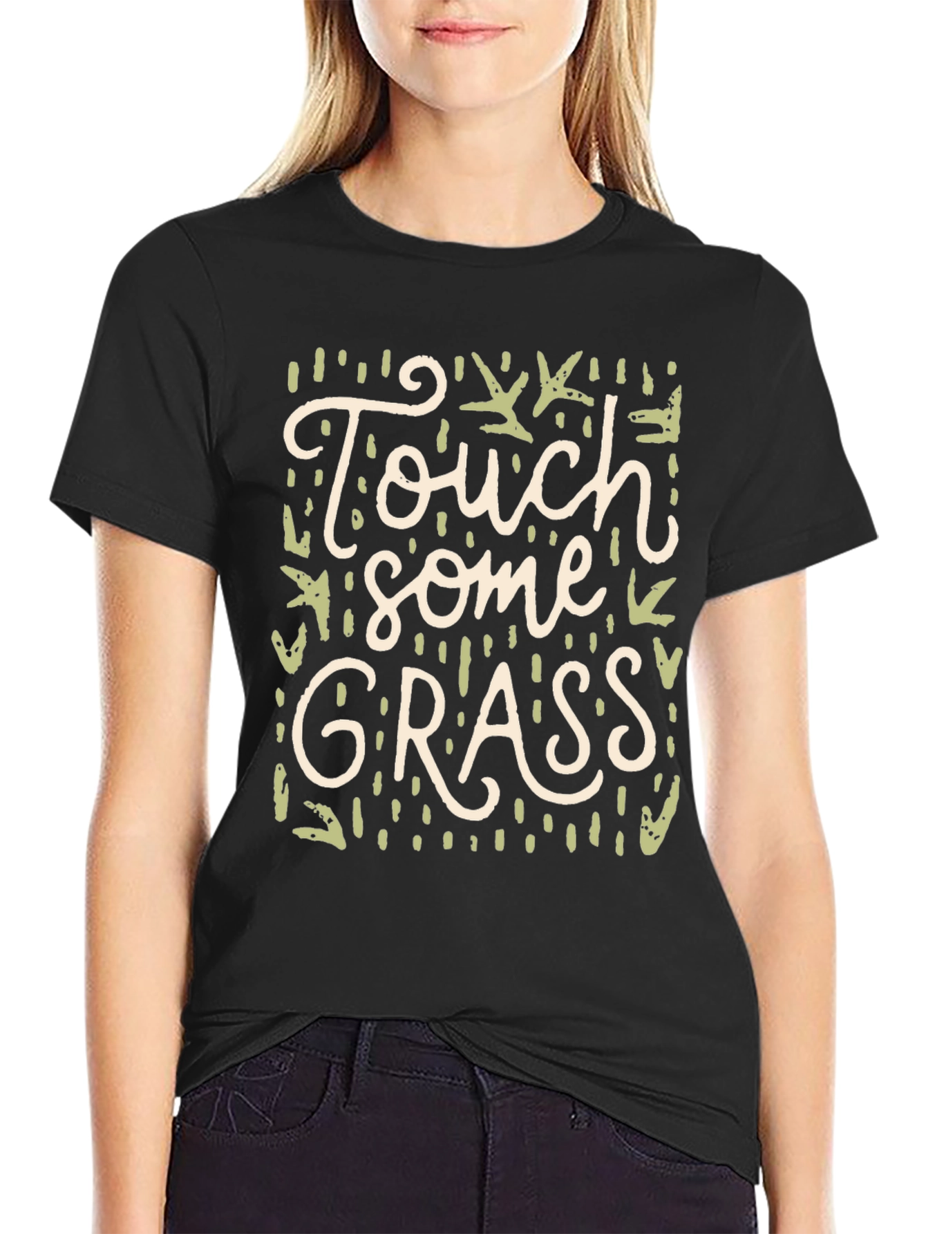 Touch Some Grass Graphic Tee